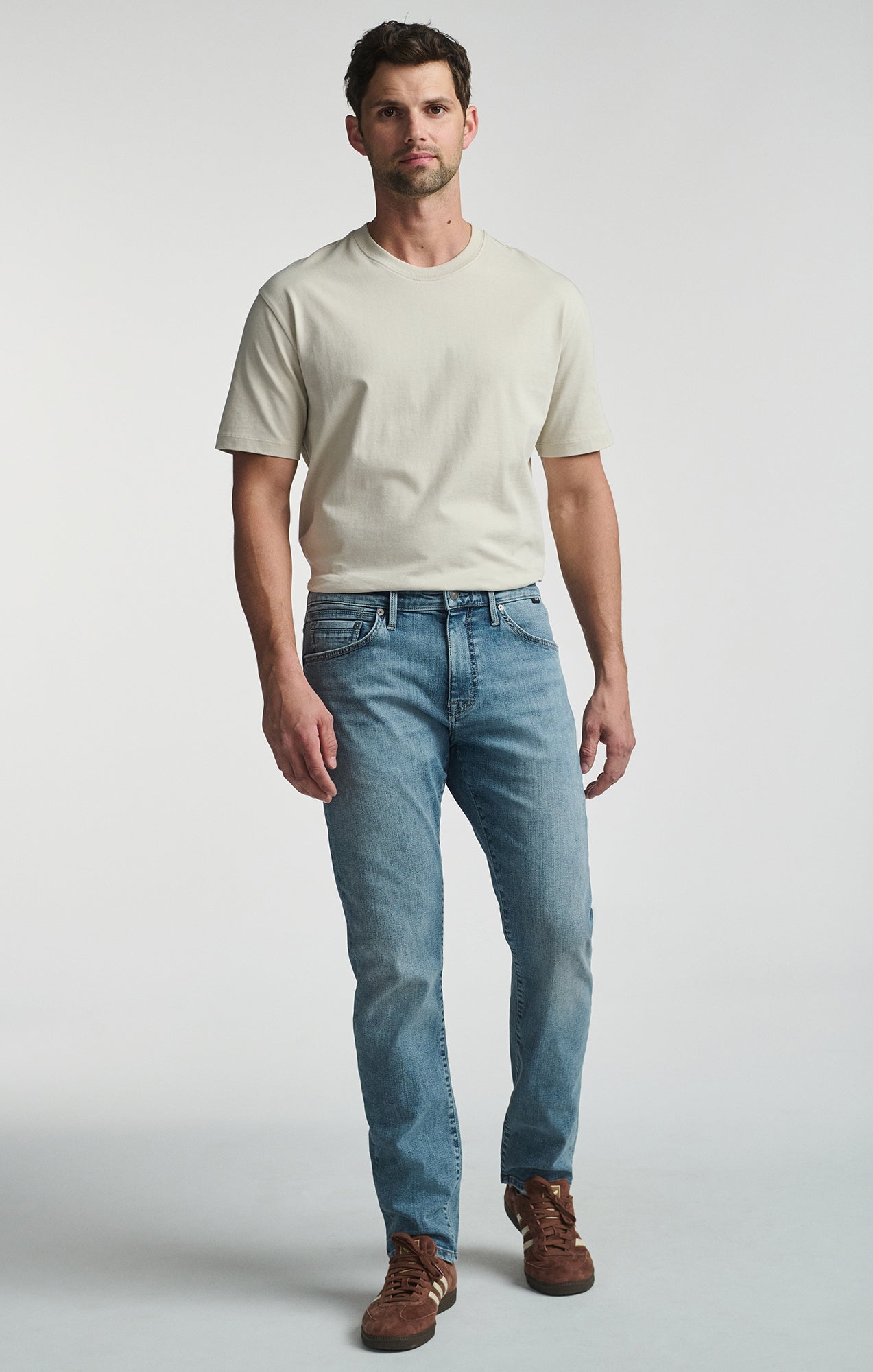 JAKE SLIM LEG IN LIGHT BRUSHED ORGANIC VINTAGE - Mavi Jeans