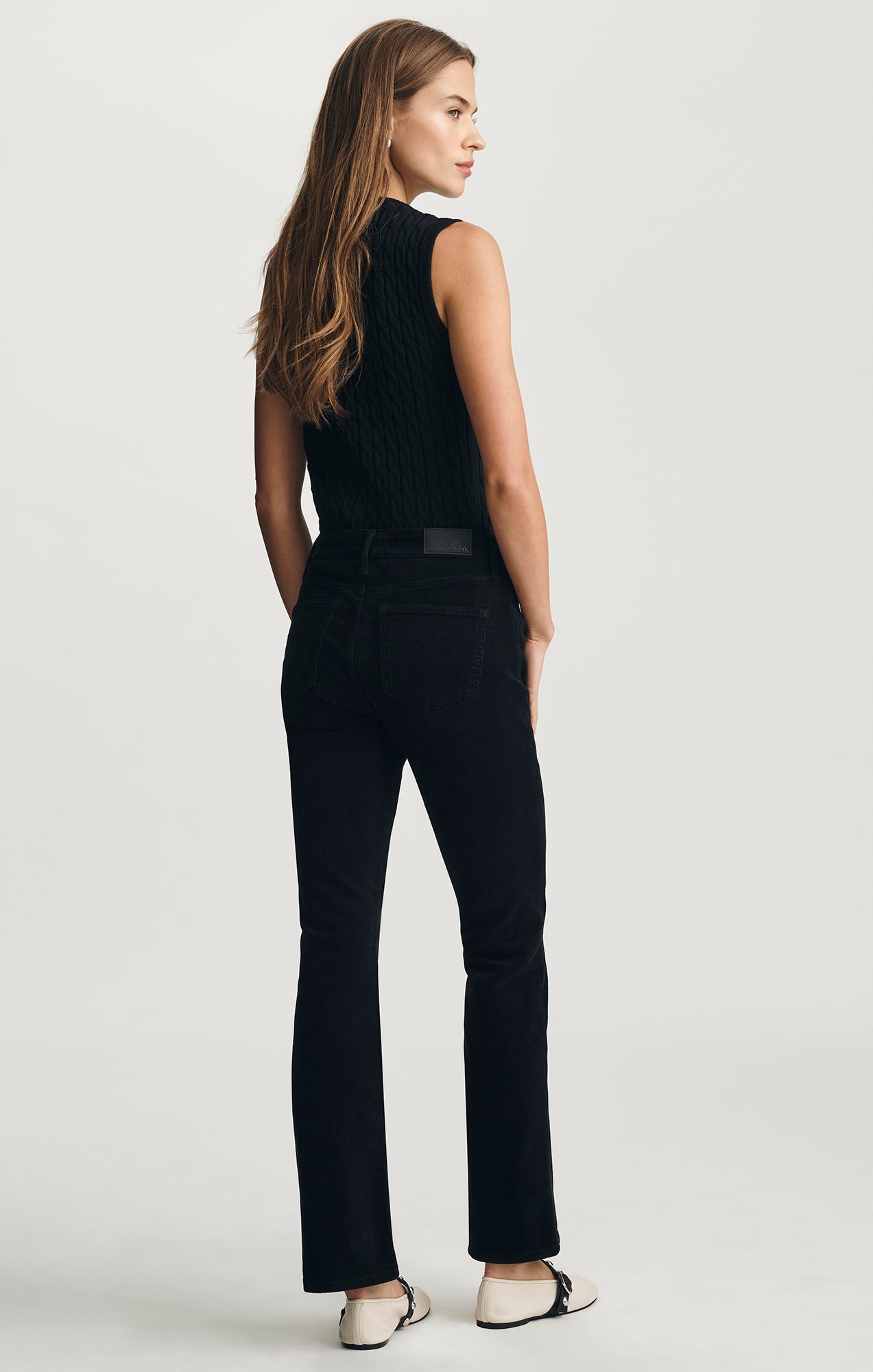 MOLLY BOOTCUT IN BLACK CORD - Mavi Jeans