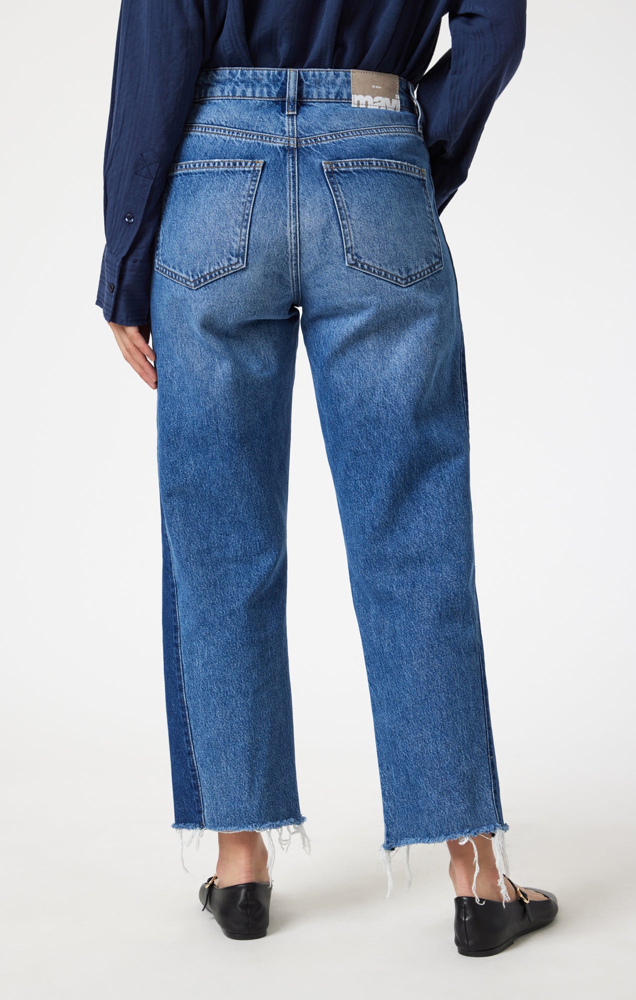 SAVANNAH STRAIGHT LEG IN MIX BLUE BLOCKING - Mavi Jeans