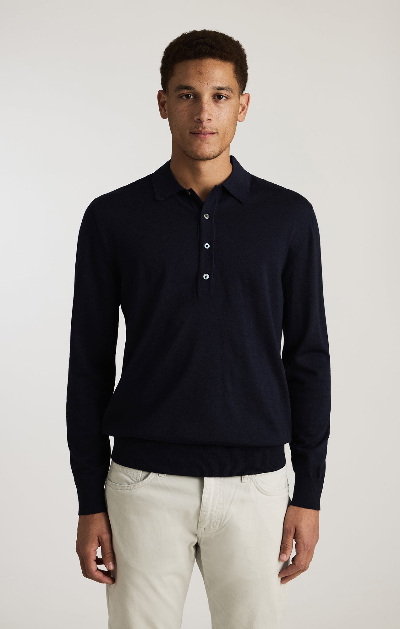 Mavi - 100% Wool Dark Blue Men's Polo Sweater – Mavi Jeans