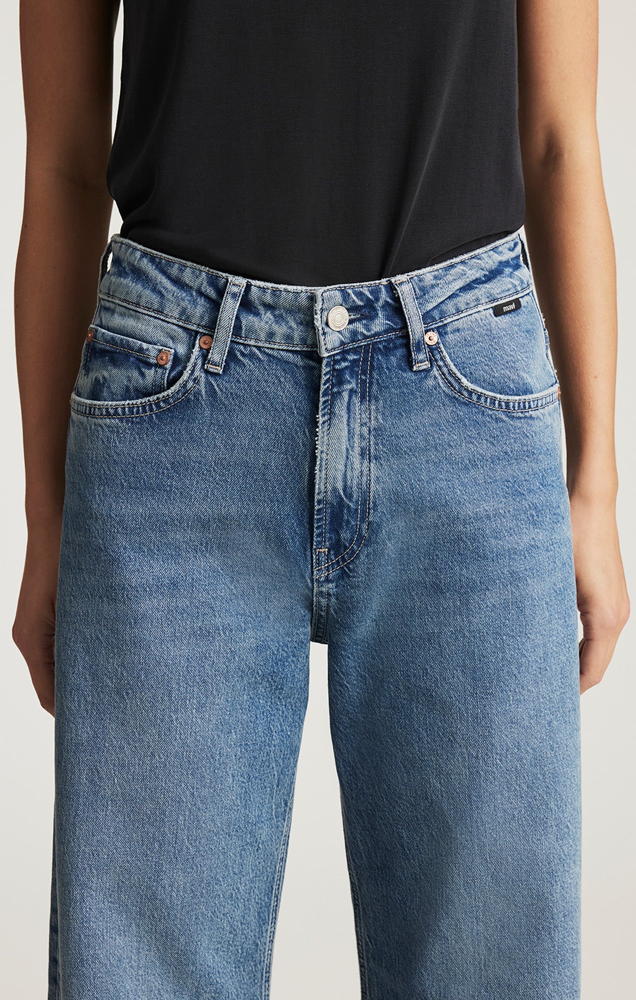 FLORIDA WIDE LEG IN DARK USED CLASSIC BLUE - Mavi Jeans