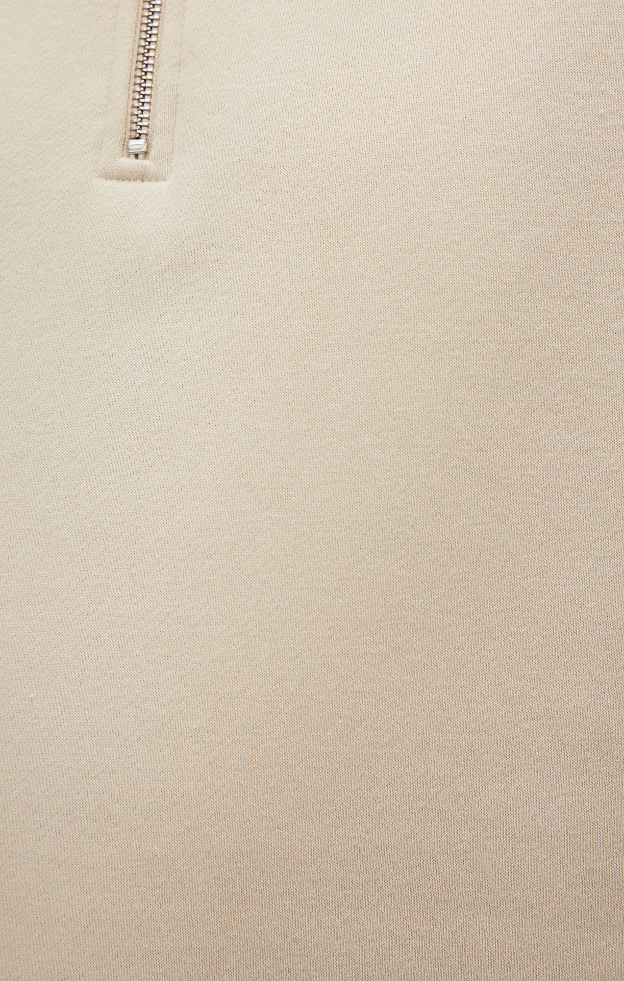 QUARTER ZIP SWEATSHIRT IN PELICAN - Mavi Jeans