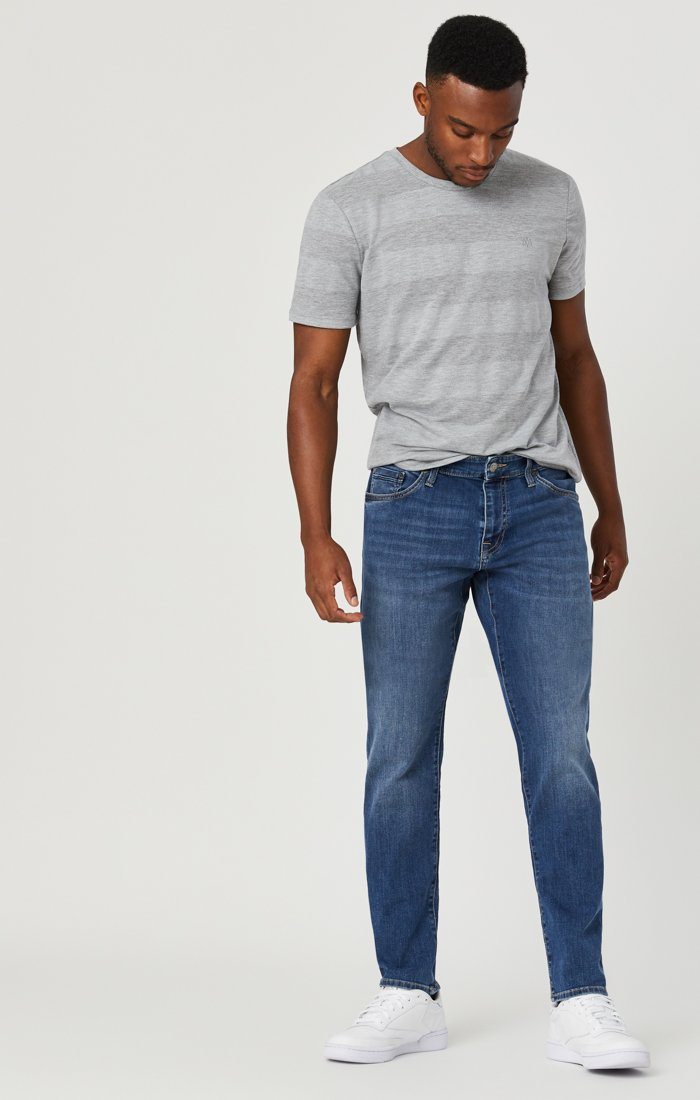 Slim Leg Jeans for Men, Mavi Jeans