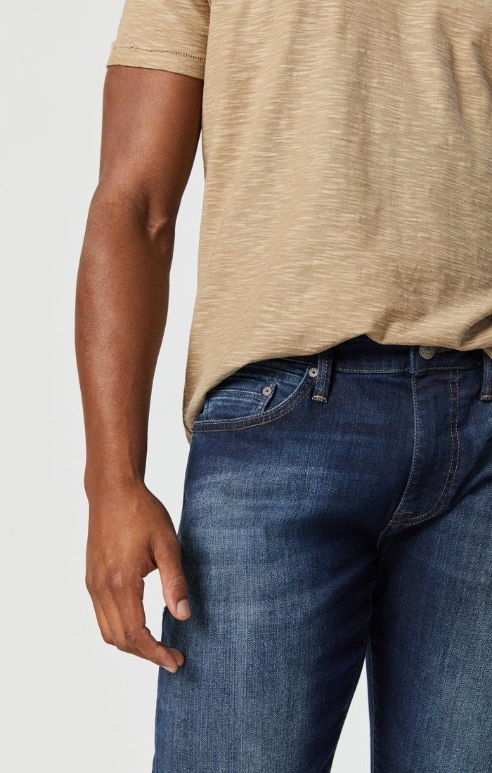 ZACH STRAIGHT LEG IN DARK BRUSHED WILLIAMSBURG - Mavi Jeans