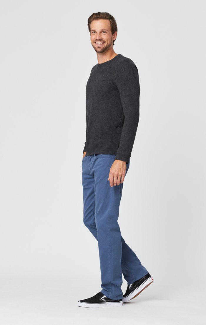 ZACH STRAIGHT LEG IN VINTAGE INDIGO SATEEN TWILL - Mavi Jeans