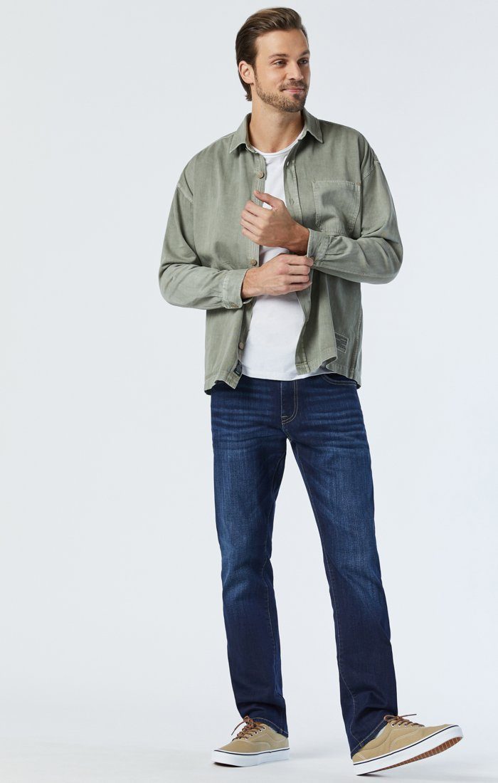 Mavi Men's Zach Straight Leg In Dark Blue Nashville Mavi Men's Zach Straight Leg In Dark Blue Nashville