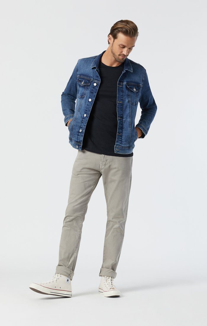 FRANK JACKET IN DARK FOGGY FEATHER BLUE - Mavi Jeans