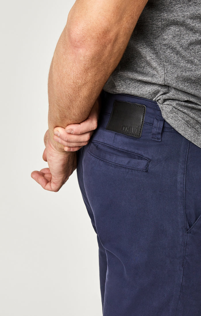 JACOB SHORTS IN DARK NAVY SATEEN TWILL - Mavi Jeans