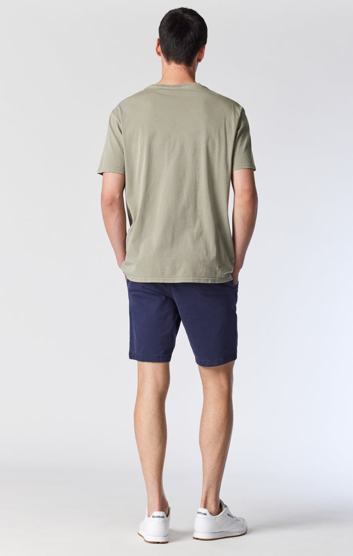 NOAH SHORTS IN DARK NAVY TWILL - Mavi Jeans