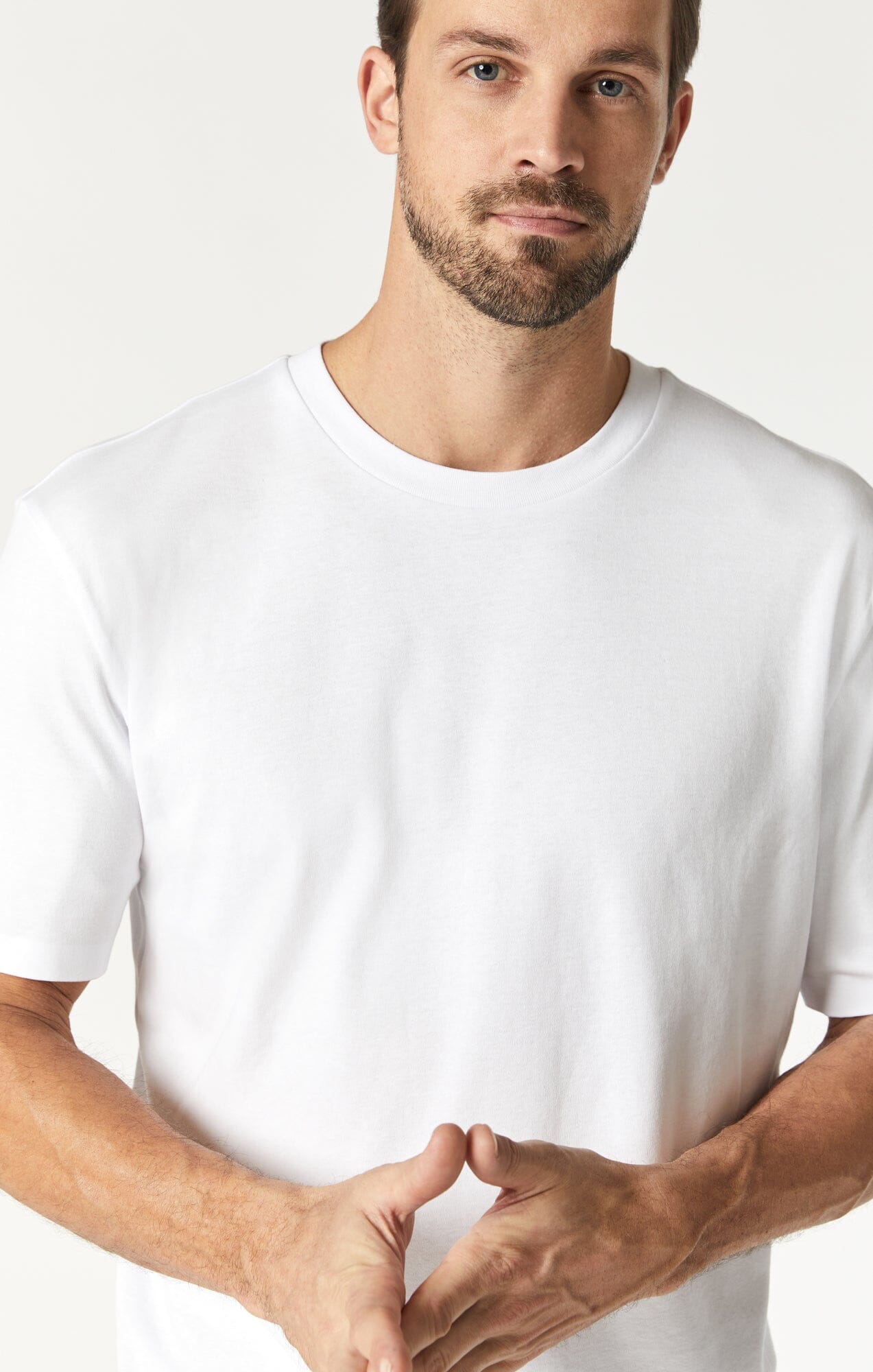 BASIC CREW NECK T-SHIRT IN WHITE - Mavi Jeans
