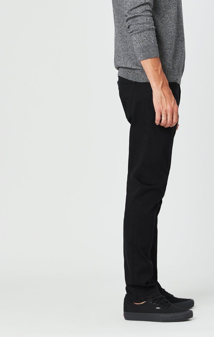 JAKE SLIM LEG JEANS IN DOUBLE BLACK SUPERMOVE - Mavi Jeans