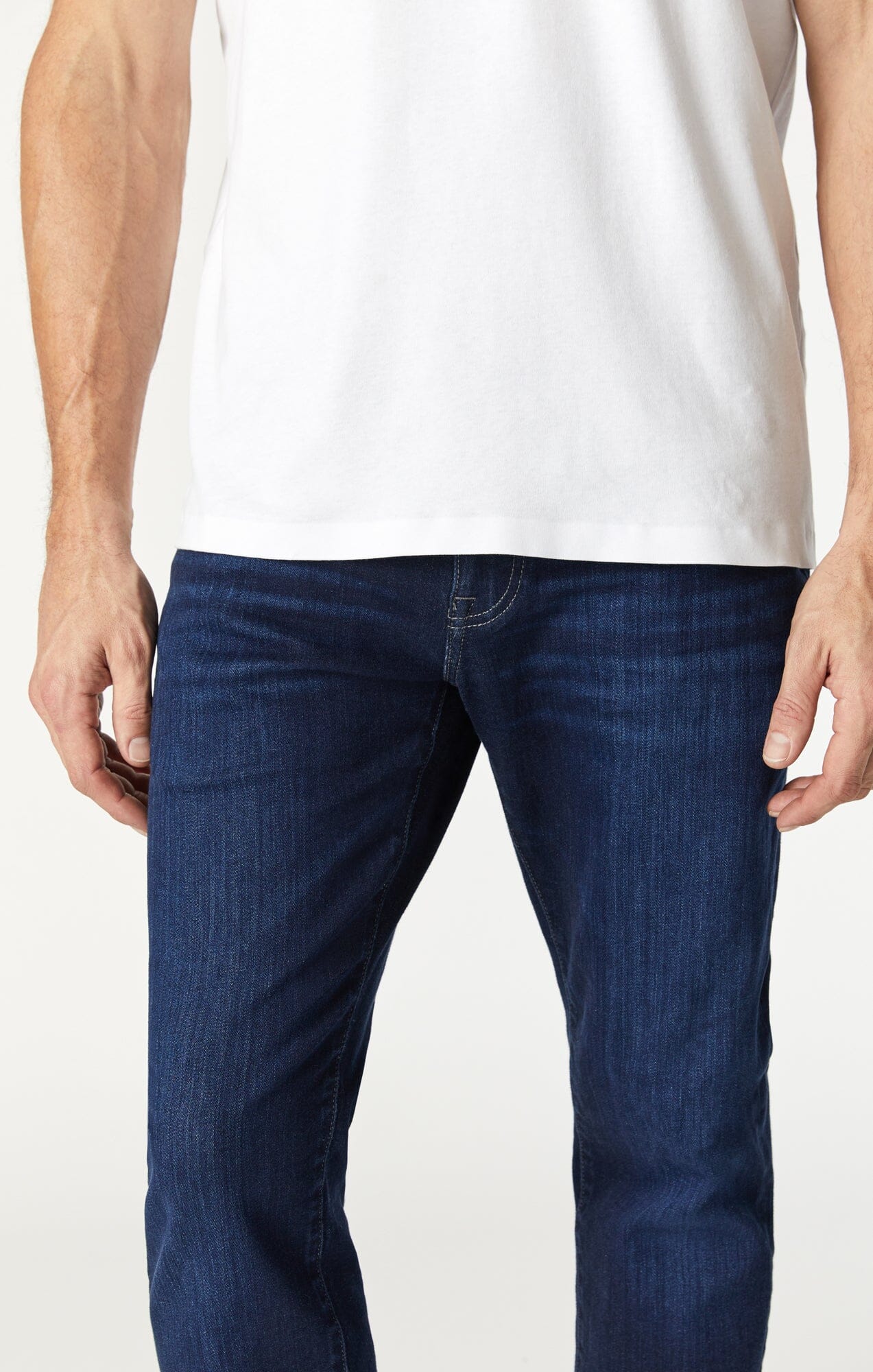 BASIC CREW NECK T-SHIRT IN WHITE - Mavi Jeans