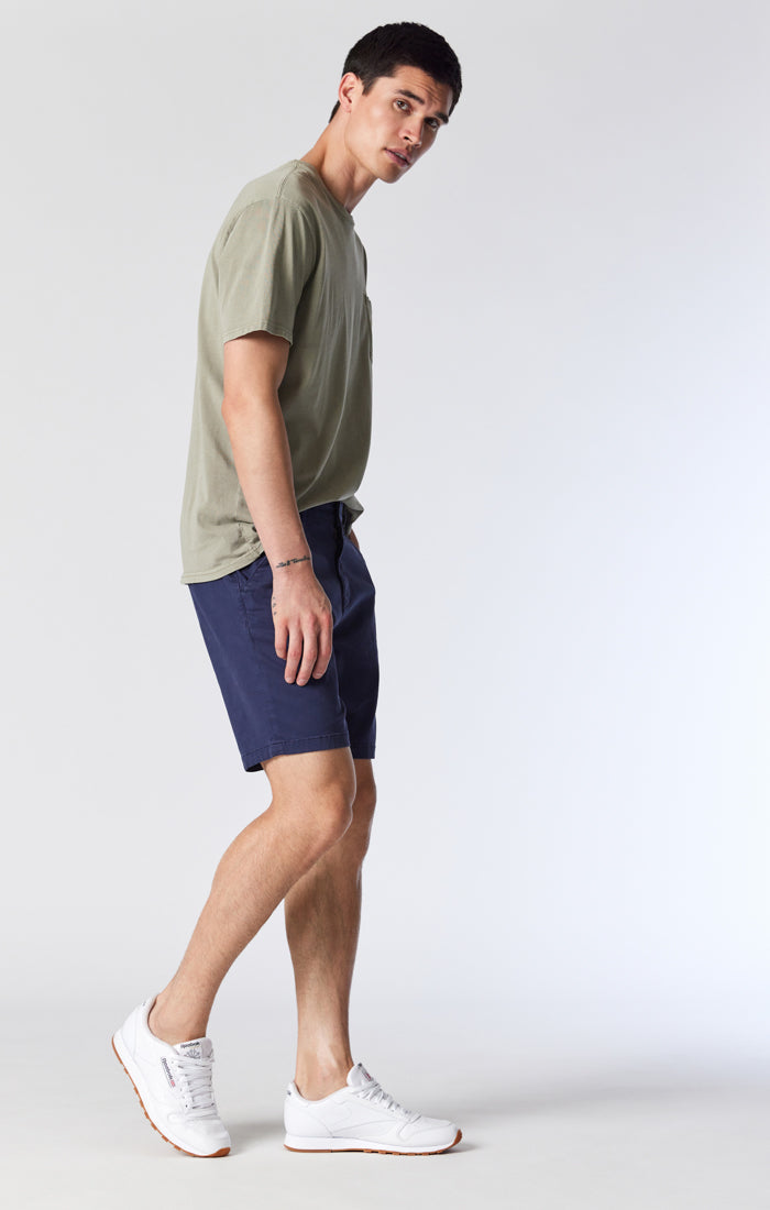NOAH SHORTS IN DARK NAVY TWILL - Mavi Jeans