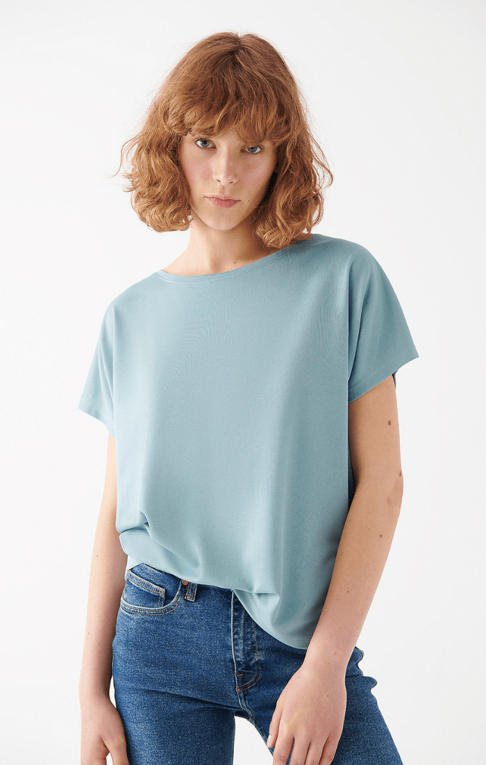 Women\'s Blue Mavi Short In T-Shirt Sleeve Light