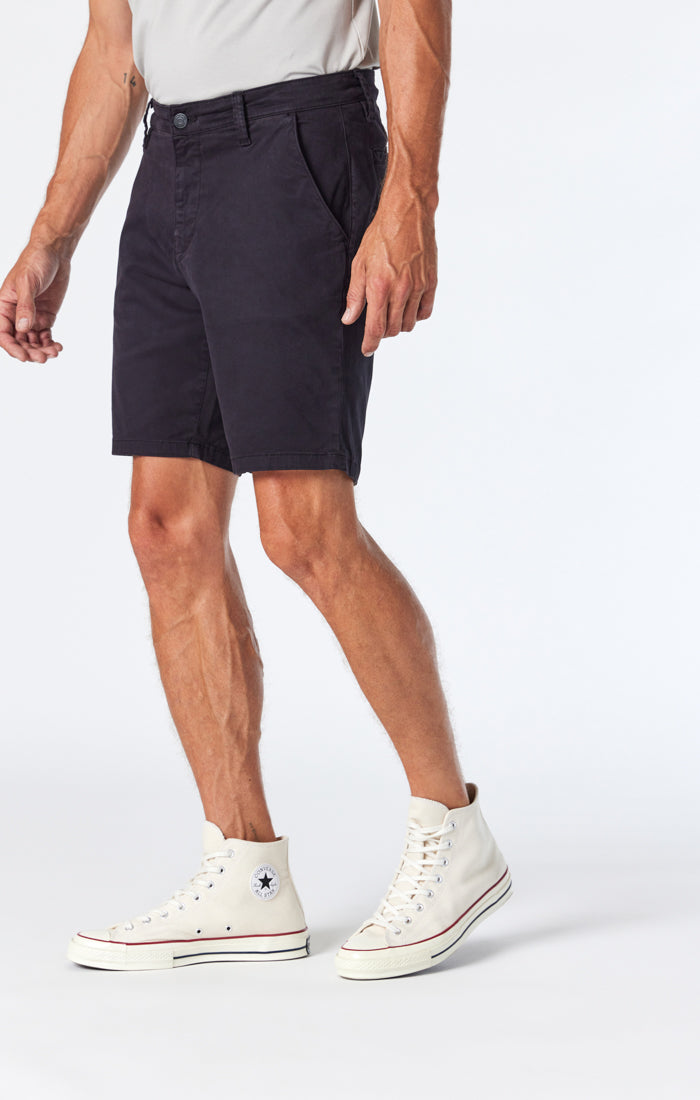 NOAH SHORTS IN BLACK TWILL - Mavi Jeans