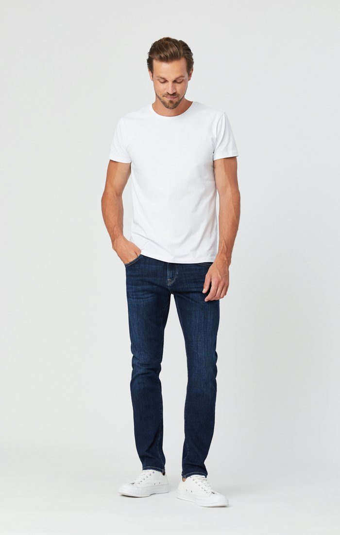 Mavi Men's Jake Slim Leg Jeans In Deep Feather Blue – Mavi Jeans