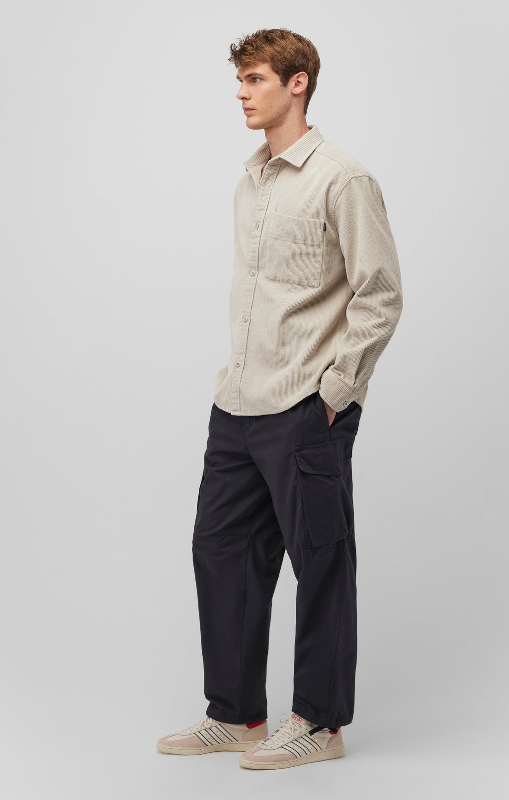 DOUBLE POCKET CARGO PANTS IN PHANTOM - Mavi Jeans
