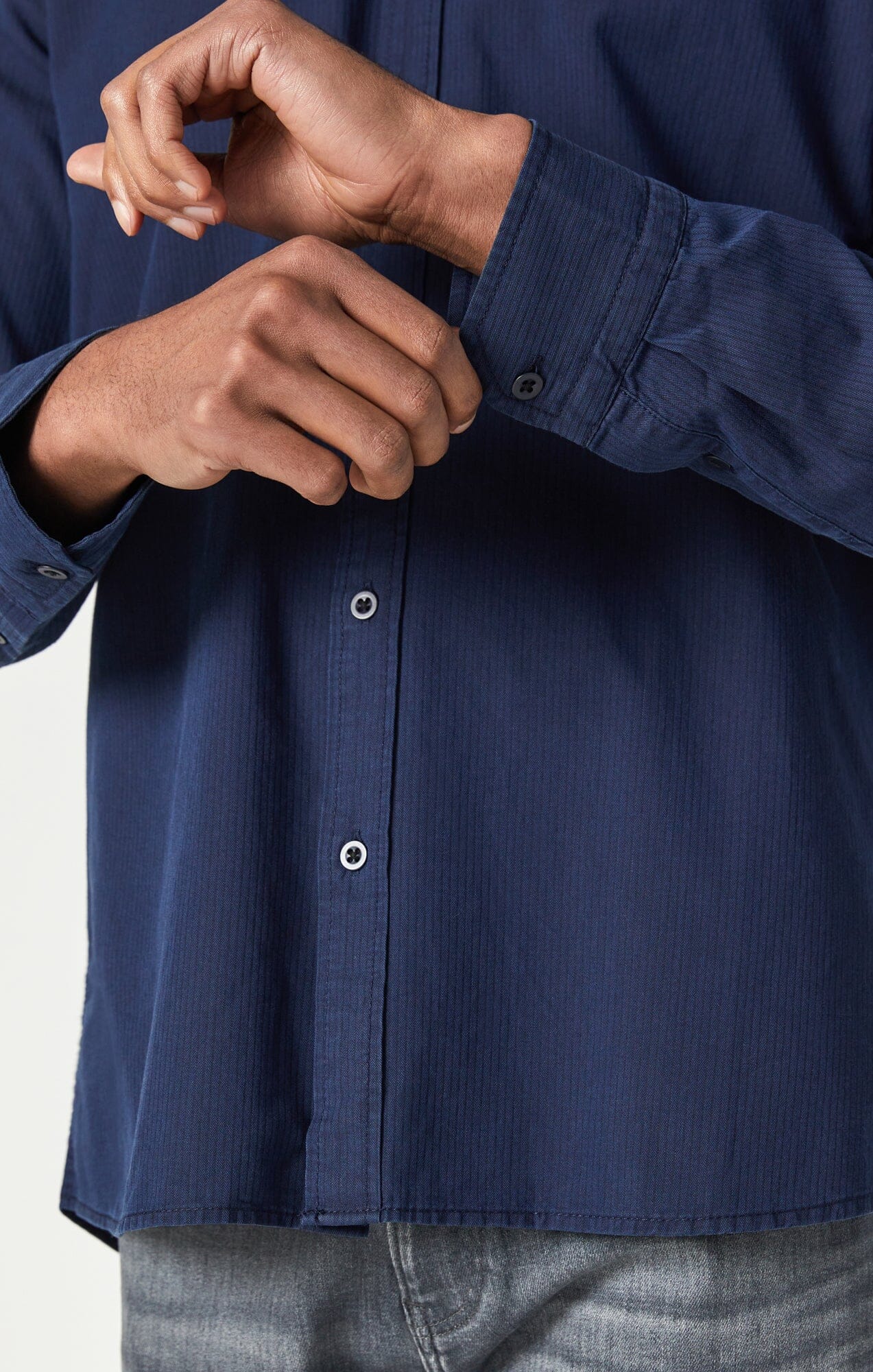 Mavi Men's Stripe Shirt In Indigo