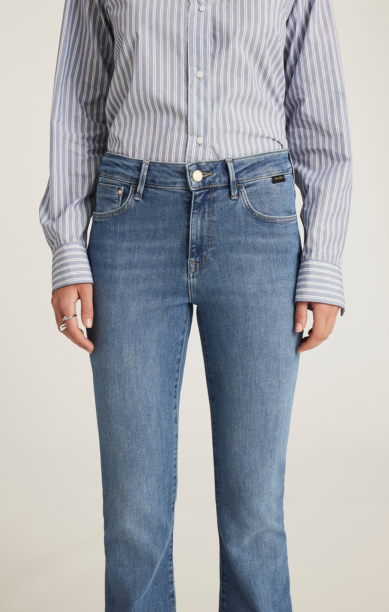 SYDNEY FLARE IN MID VINTAGE GOLD PREMIUM - Mavi Jeans