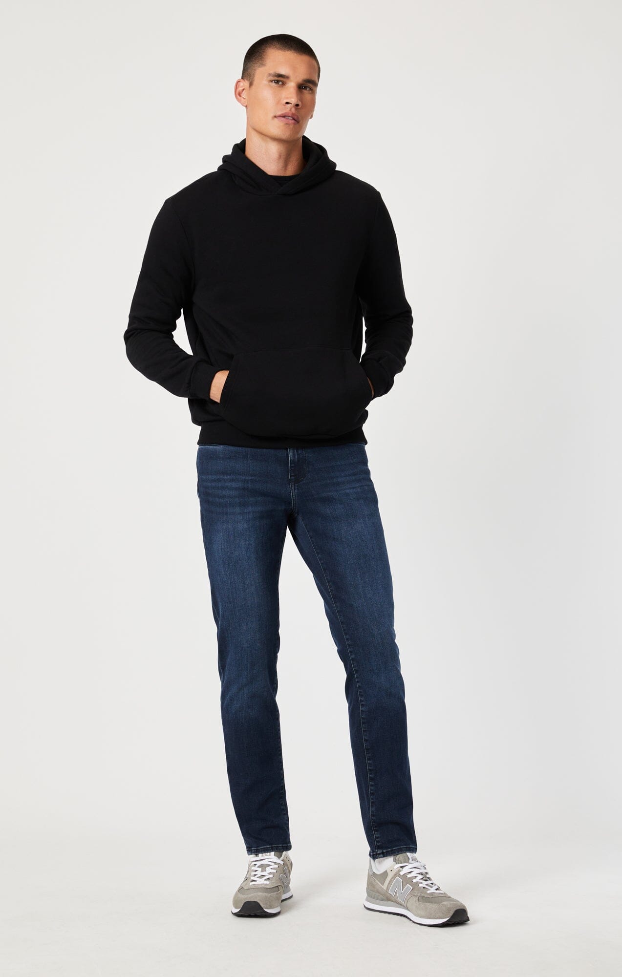 STEVE ATHLETIC FIT JEANS IN MID TONAL INK WILLIAMSBURG - Mavi Jeans
