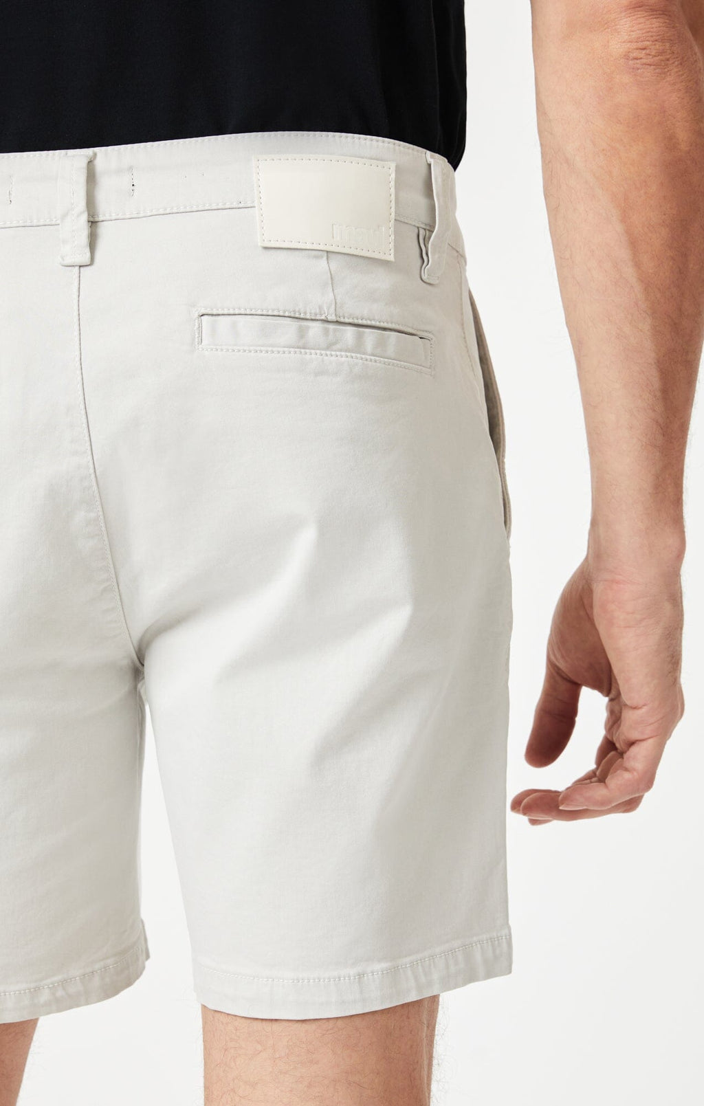 NATE SHORTS IN OYSTER MUSHROOM TWILL - Mavi Jeans