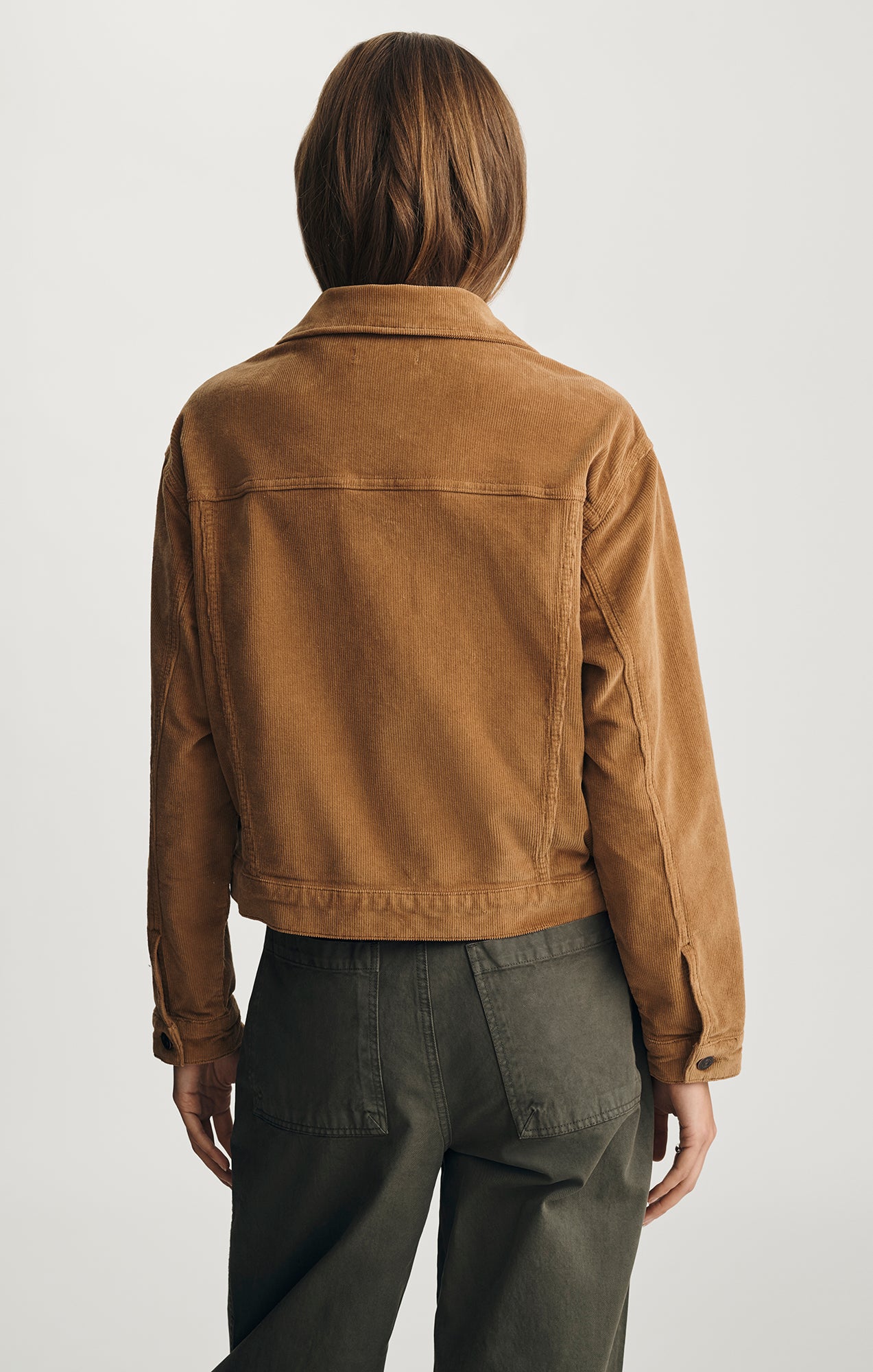 MEGI CORDUROY JACKET IN CAMEL CORD - Mavi Jeans