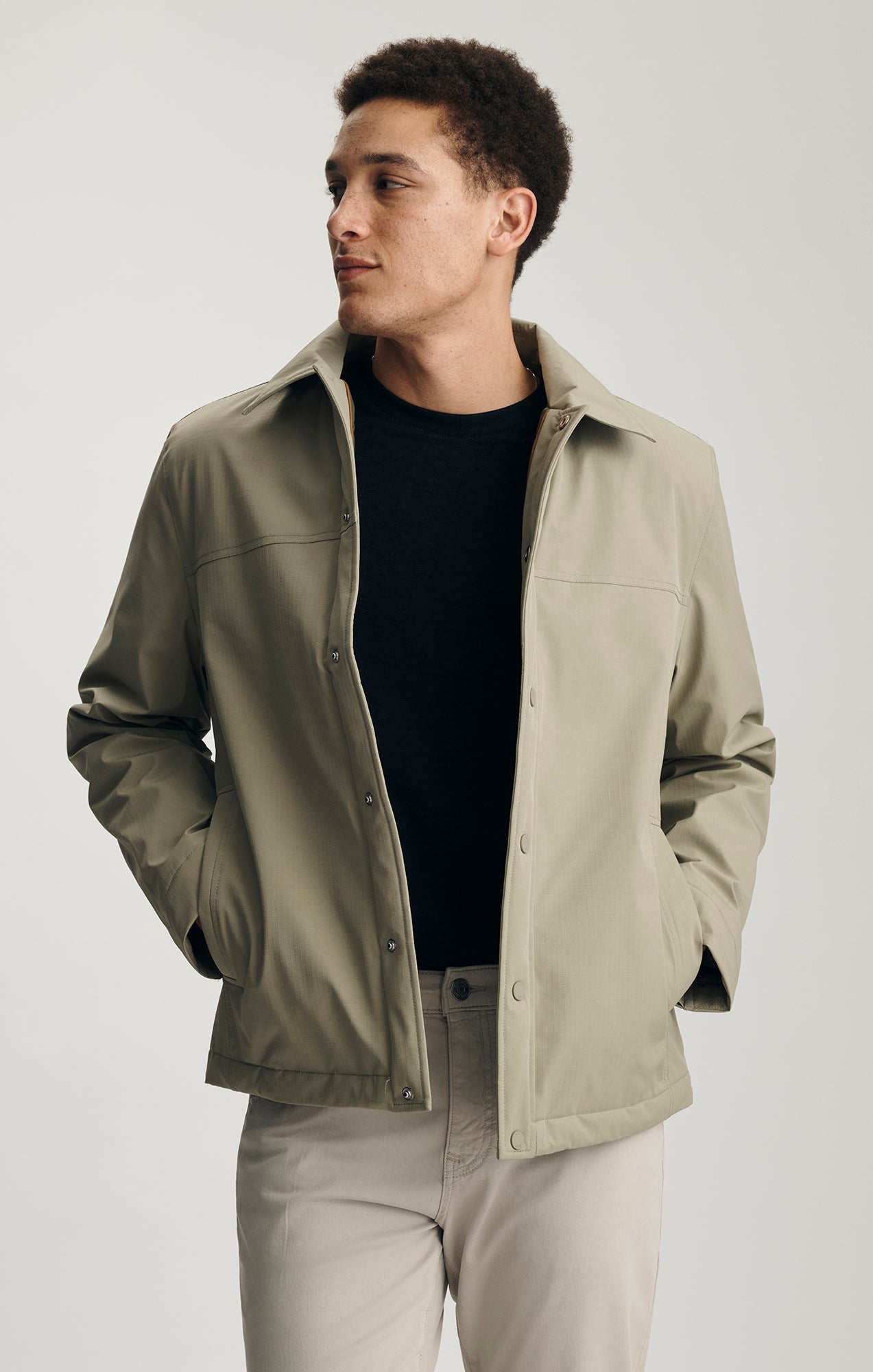 PADDED COACHES JACKET IN OVERLAND TREK - Mavi Jeans
