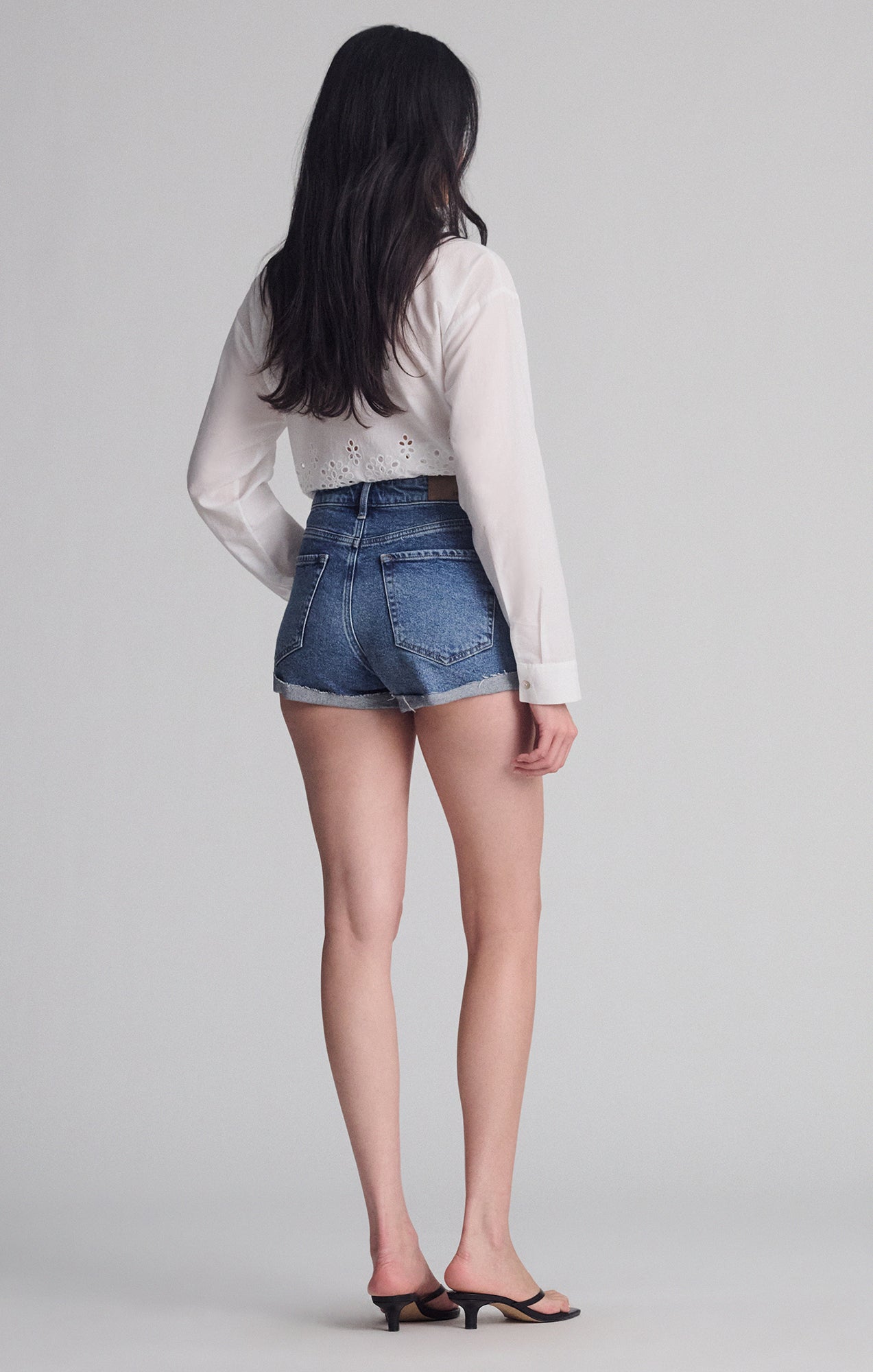 FIORA RELAXED SHORTS IN SHADED BRUSHED 90'S - Mavi Jeans