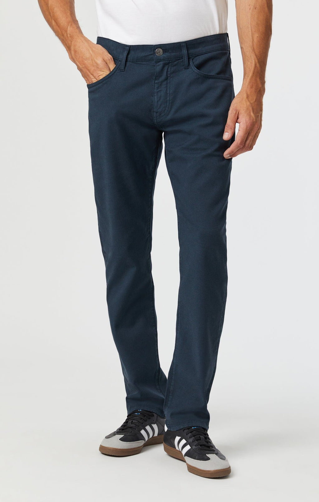 MARCUS SLIM STRAIGHT LEG IN DARK NAVY LUXE TWILL - Mavi Jeans