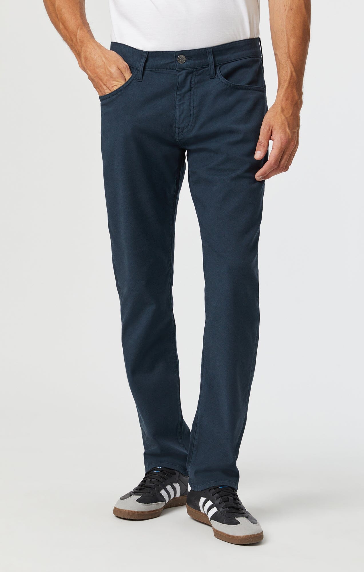 MARCUS SLIM STRAIGHT LEG IN DARK NAVY LUXE TWILL - Mavi Jeans