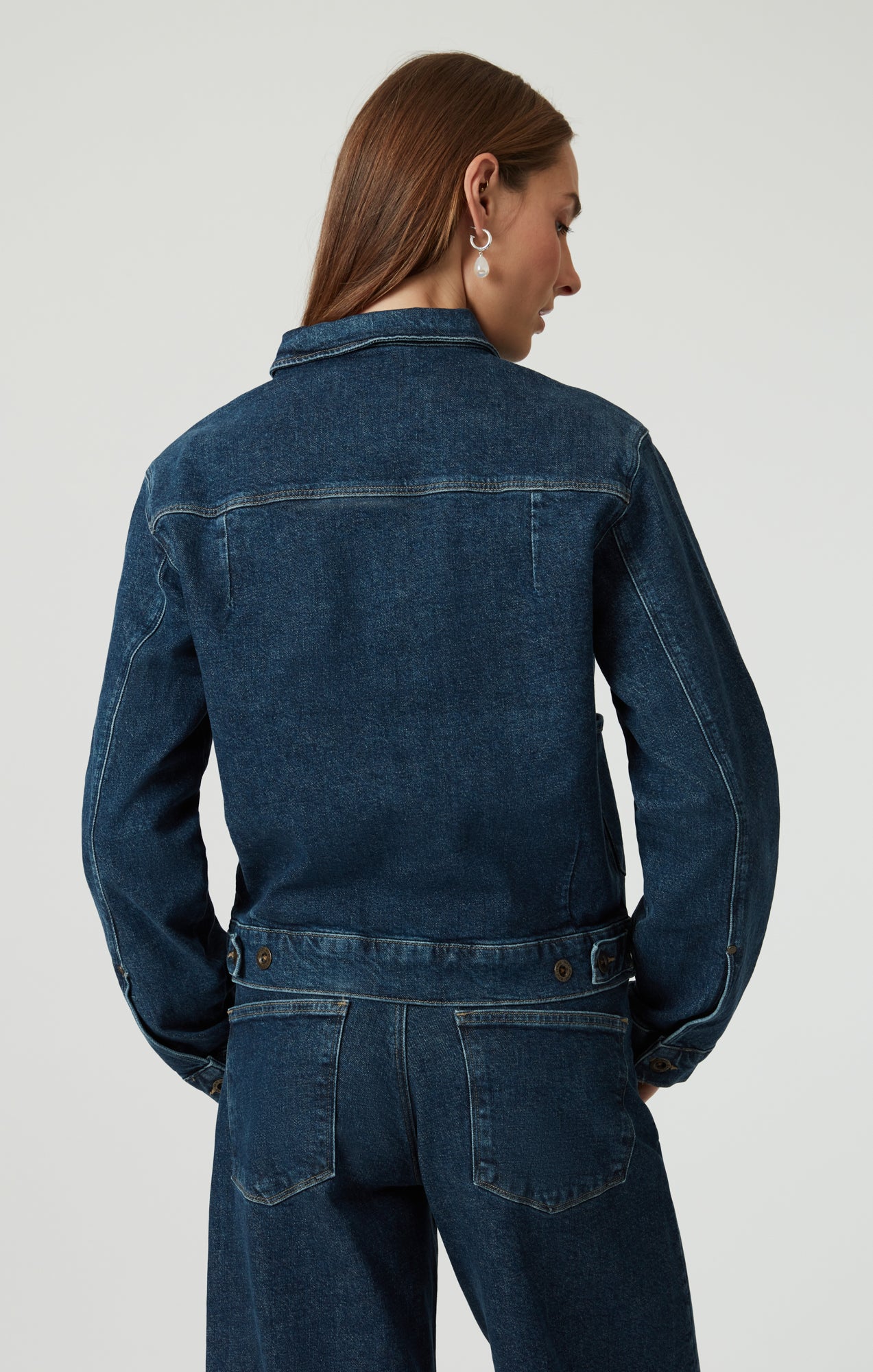 LAUREL DENIM JACKET IN DARK BLUE DENIM - Mavi Jeans
