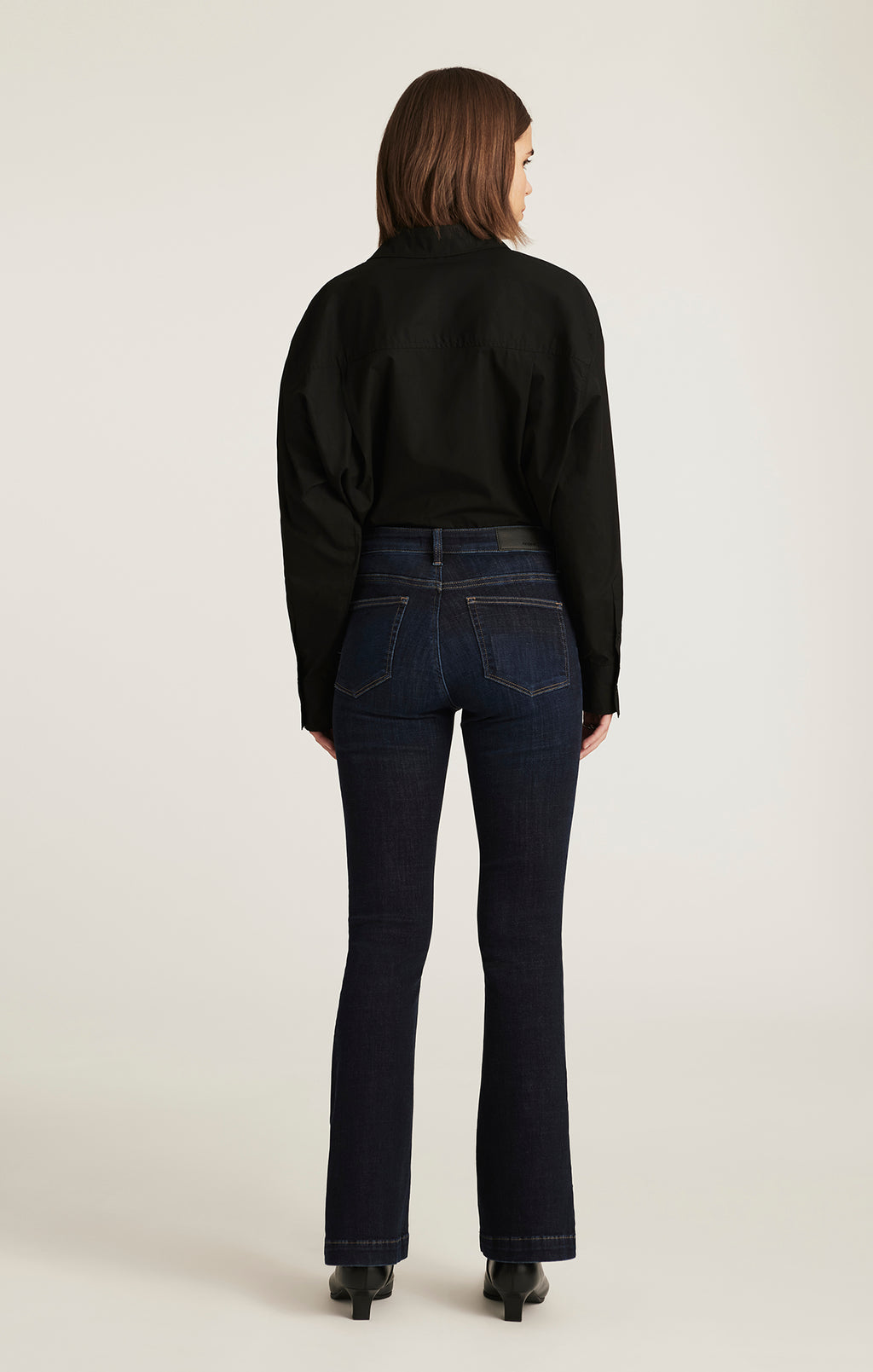 SYDNEY FLARE IN DARK BRUSHED FEATHER BLUE - Mavi Jeans
