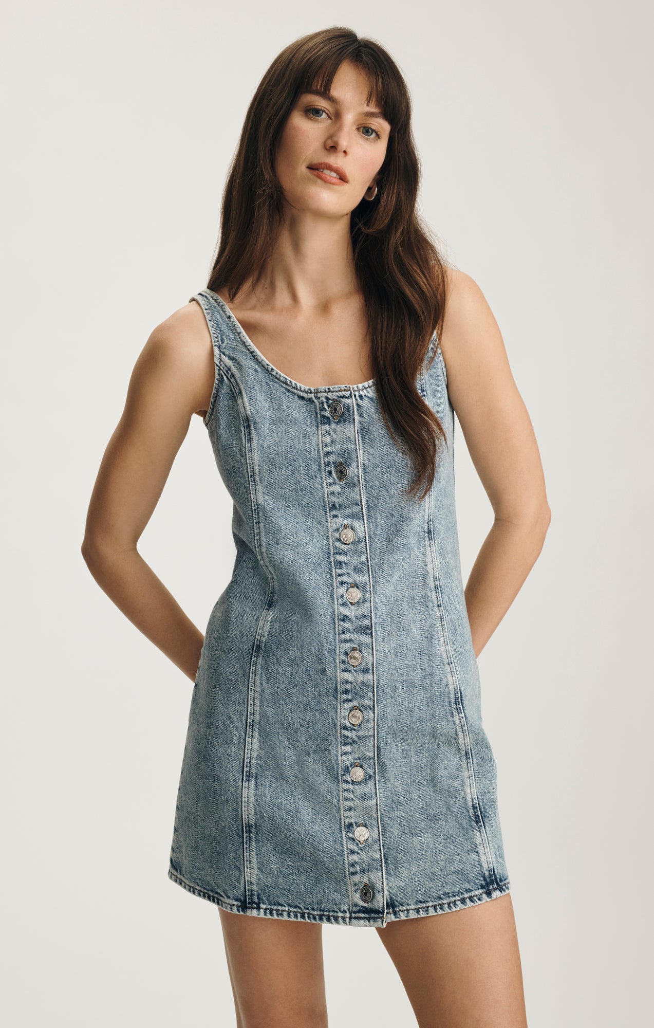 MARA DENIM DRESS IN LIGHT DENIM - Mavi Jeans