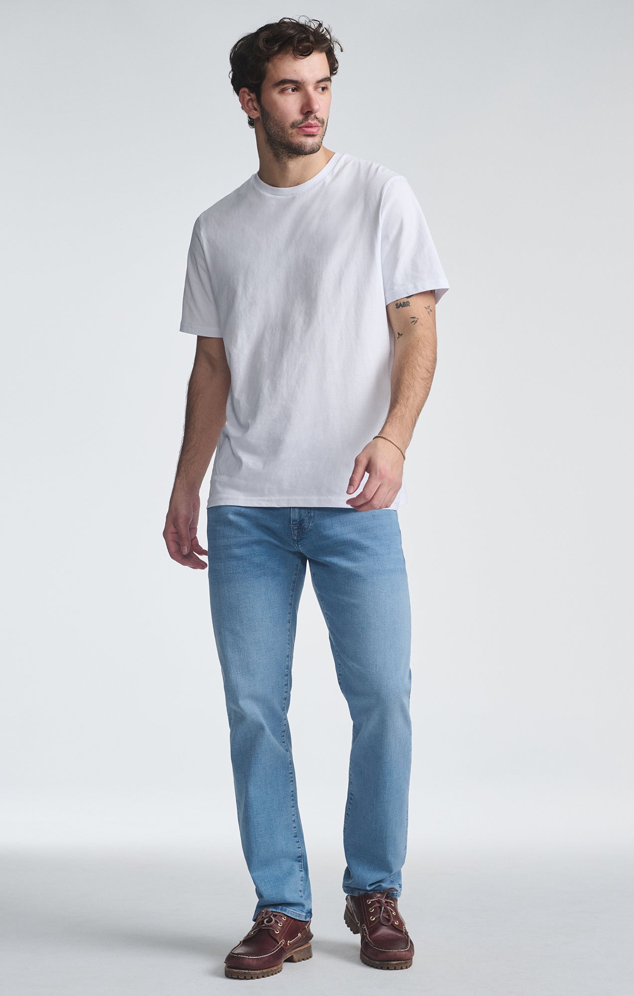 MARCUS SLIM STRAIGHT LEG IN SKY ORGANIC VINTAGE - Mavi Jeans