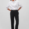 TAILORED STRAIGHT LEG PANTS IN BLACK - Mavi Jeans