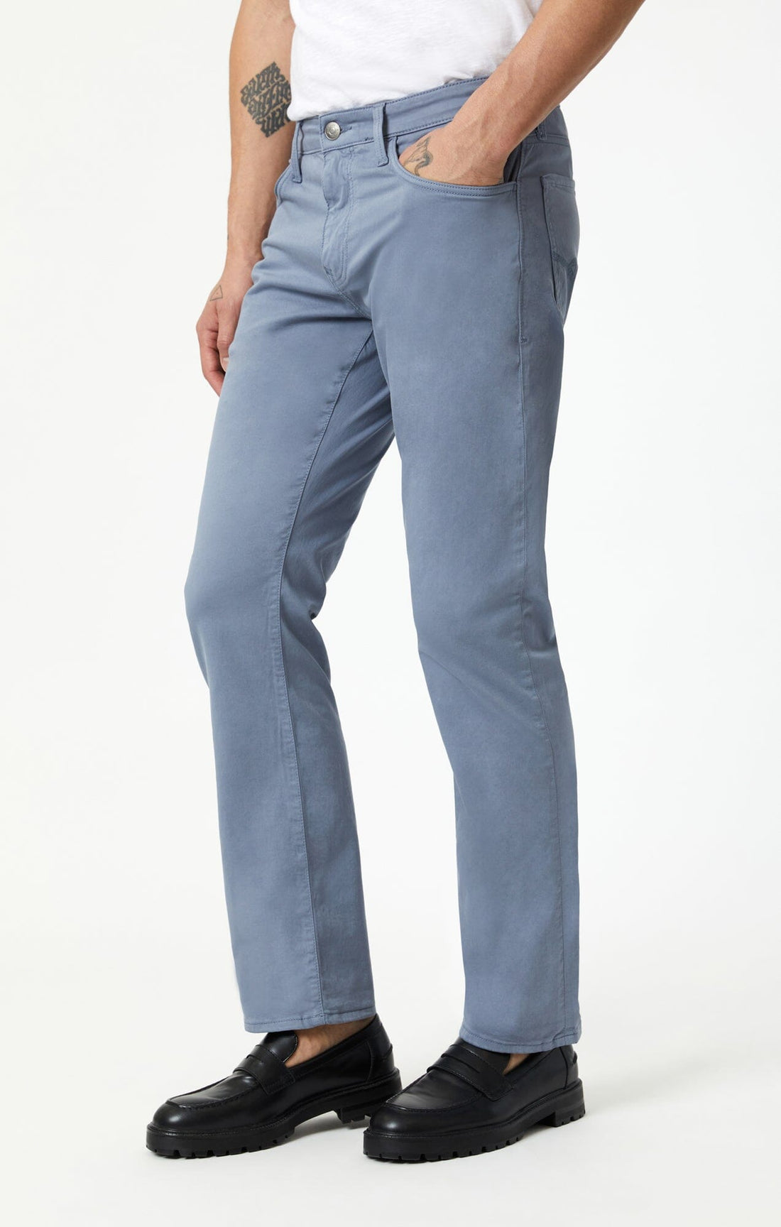 Mavi Men's Zach Straight Leg In Flint Stone Twill