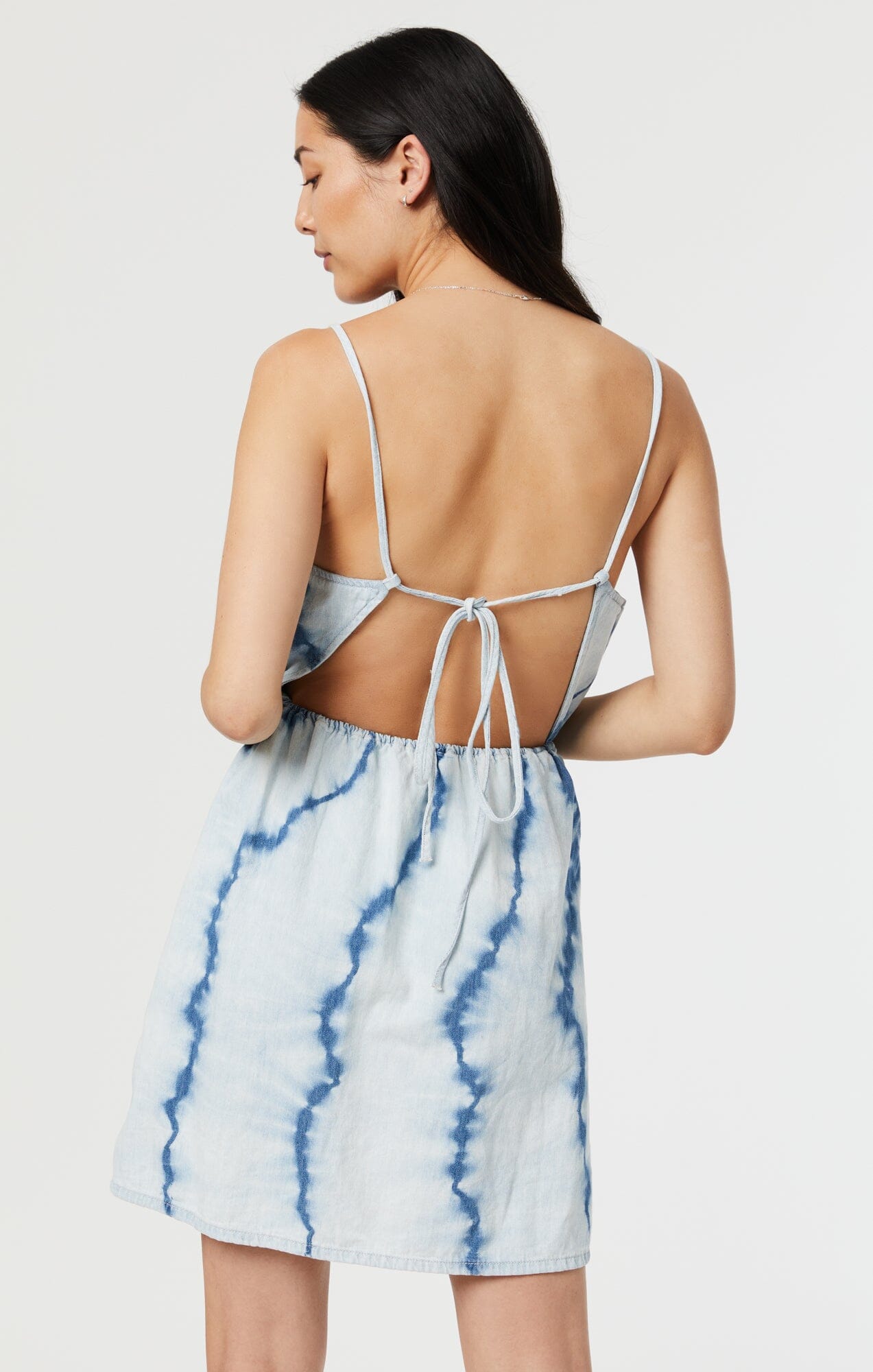 TIE DYE DRESS IN INDIGO - Mavi Jeans
