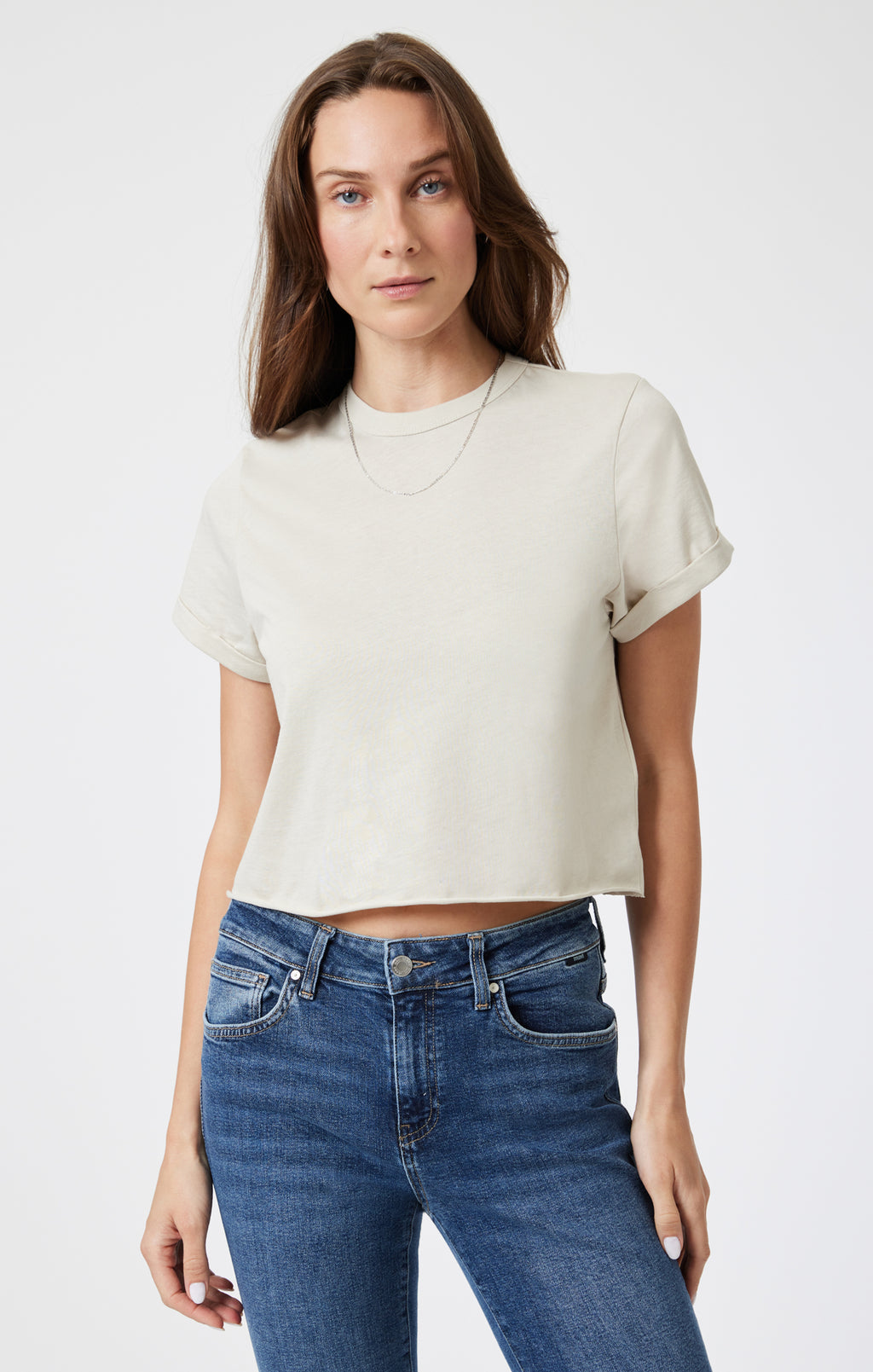 CROPPED T-SHIRT IN MOONSTRUCK - Mavi Jeans