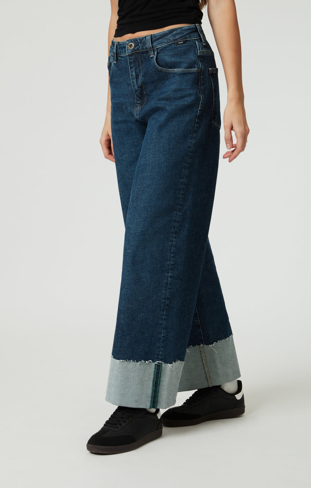 CATHY WIDE LEG IN DARK BLUE DENIM - Mavi Jeans