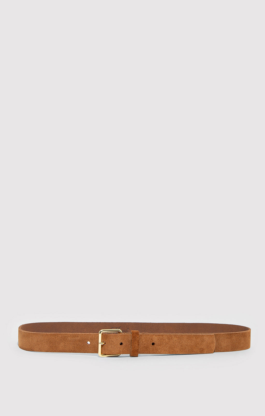 SUEDE SQUARE BUCKLE BELT IN SIERRA - Mavi Jeans