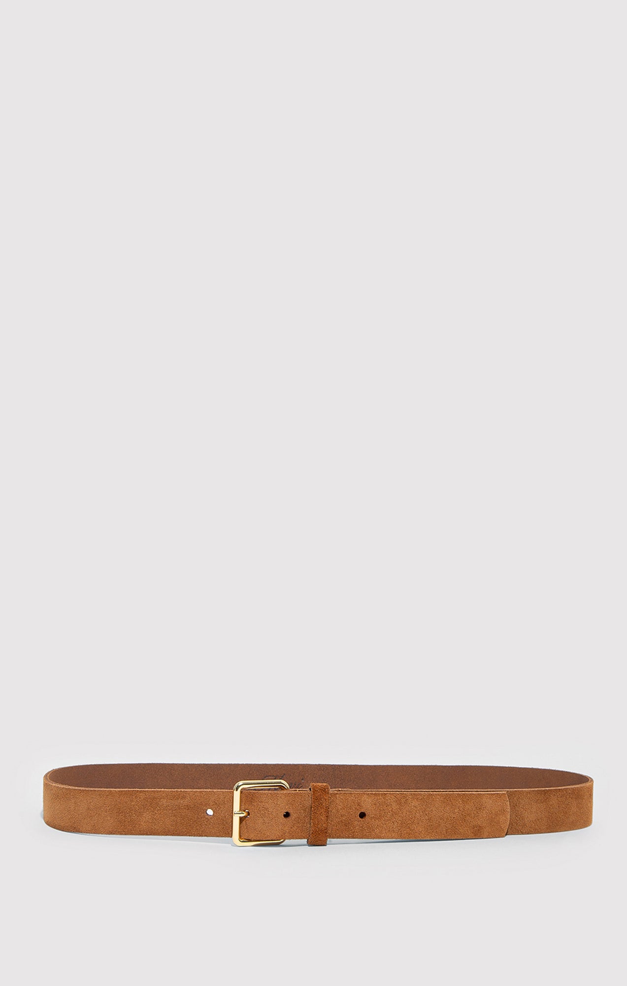 SUEDE SQUARE BUCKLE BELT IN SIERRA - Mavi Jeans