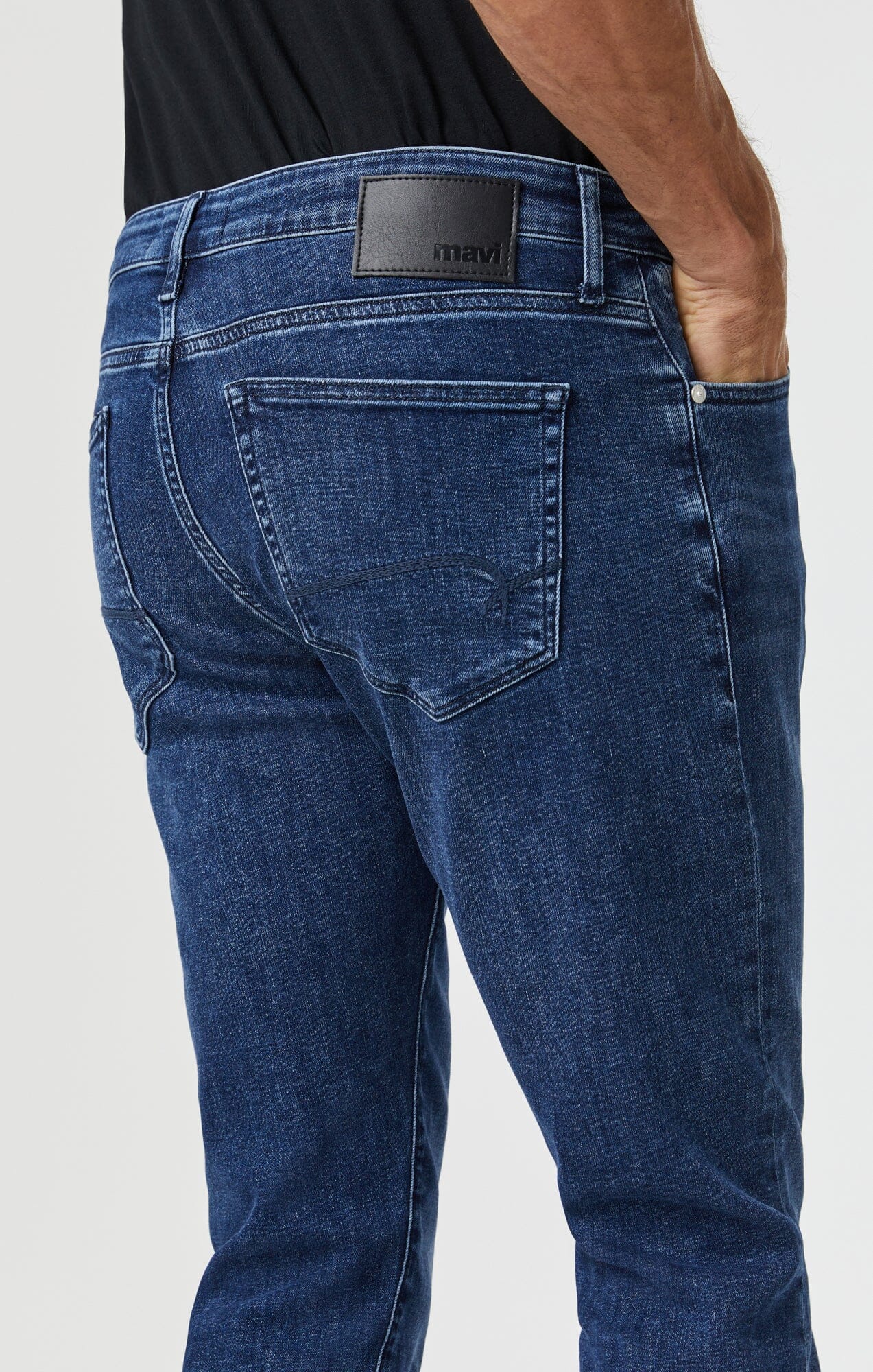 JAKE SLIM LEG IN EVENING SKY FEATHER BLUE - Mavi Jeans