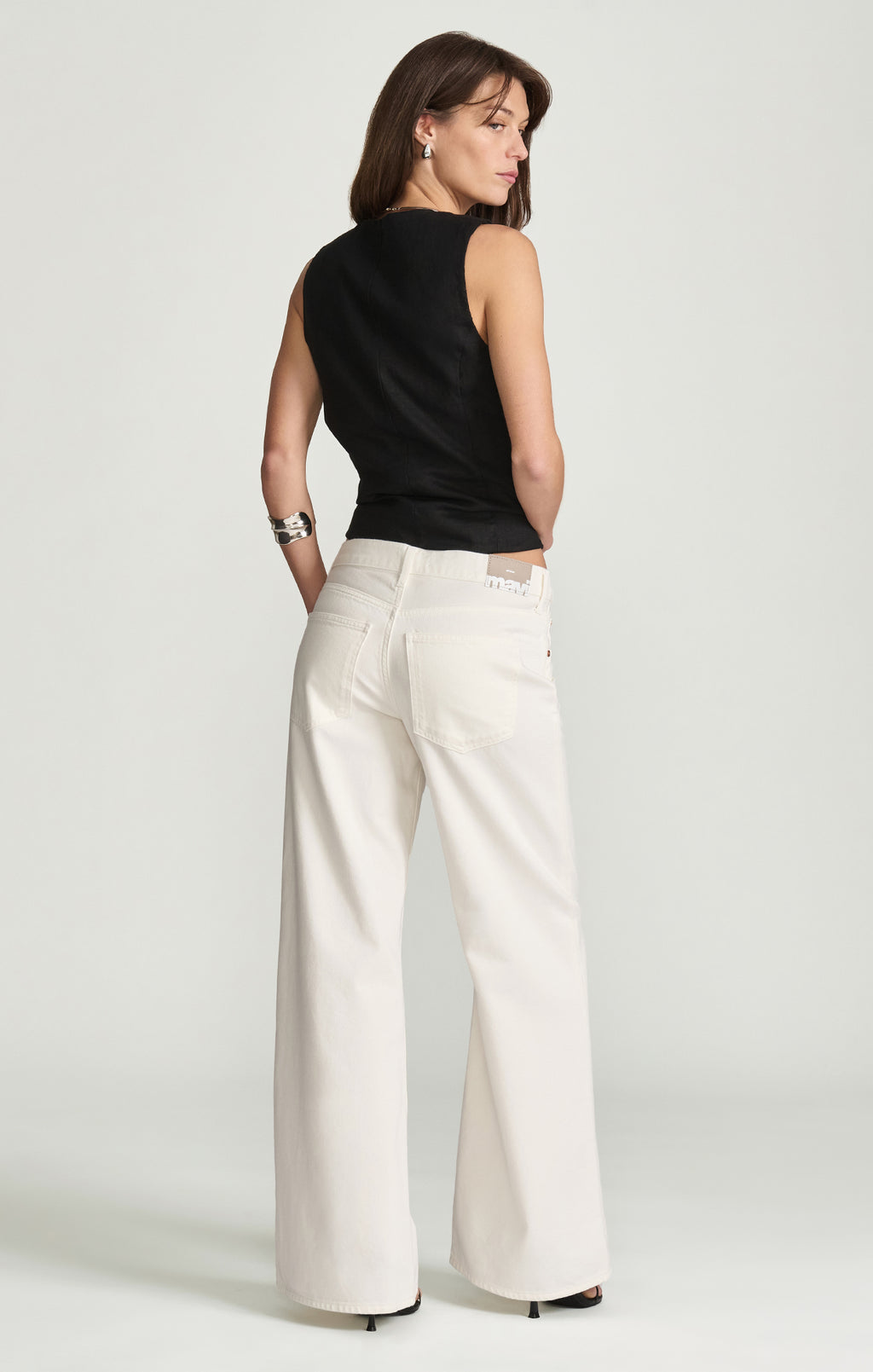 SANDY WIDE LEG IN OFF-WHITE CLASSIC BLUE - Mavi Jeans