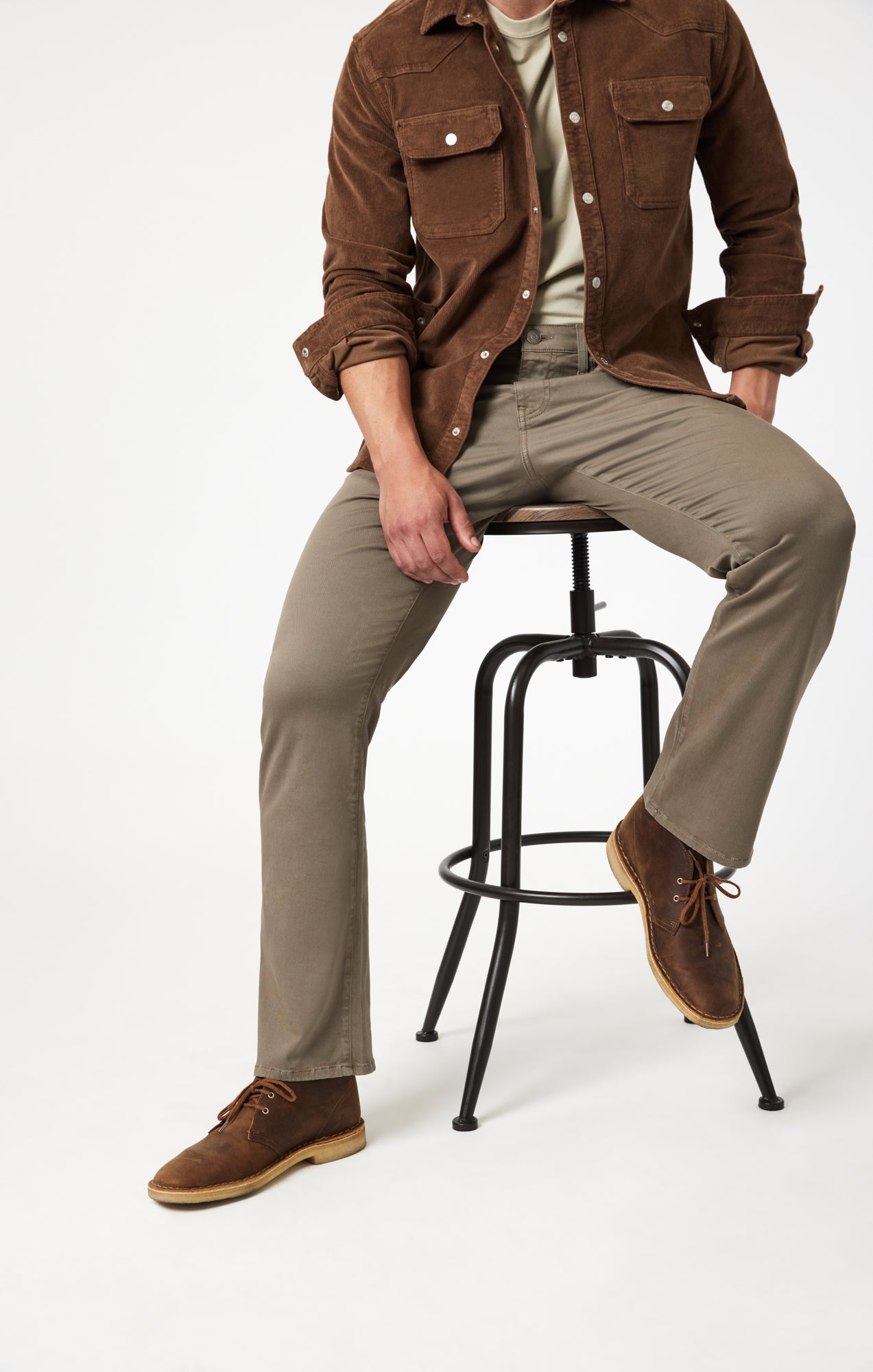MATT RELAXED STRAIGHT LEG IN OLIVE CASUAL TWILL - Mavi Jeans