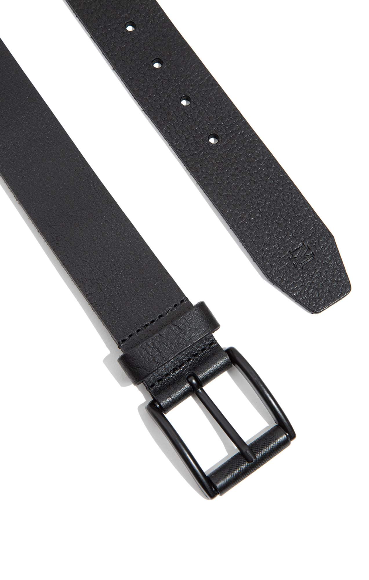 LEATHER BELT IN BLACK
