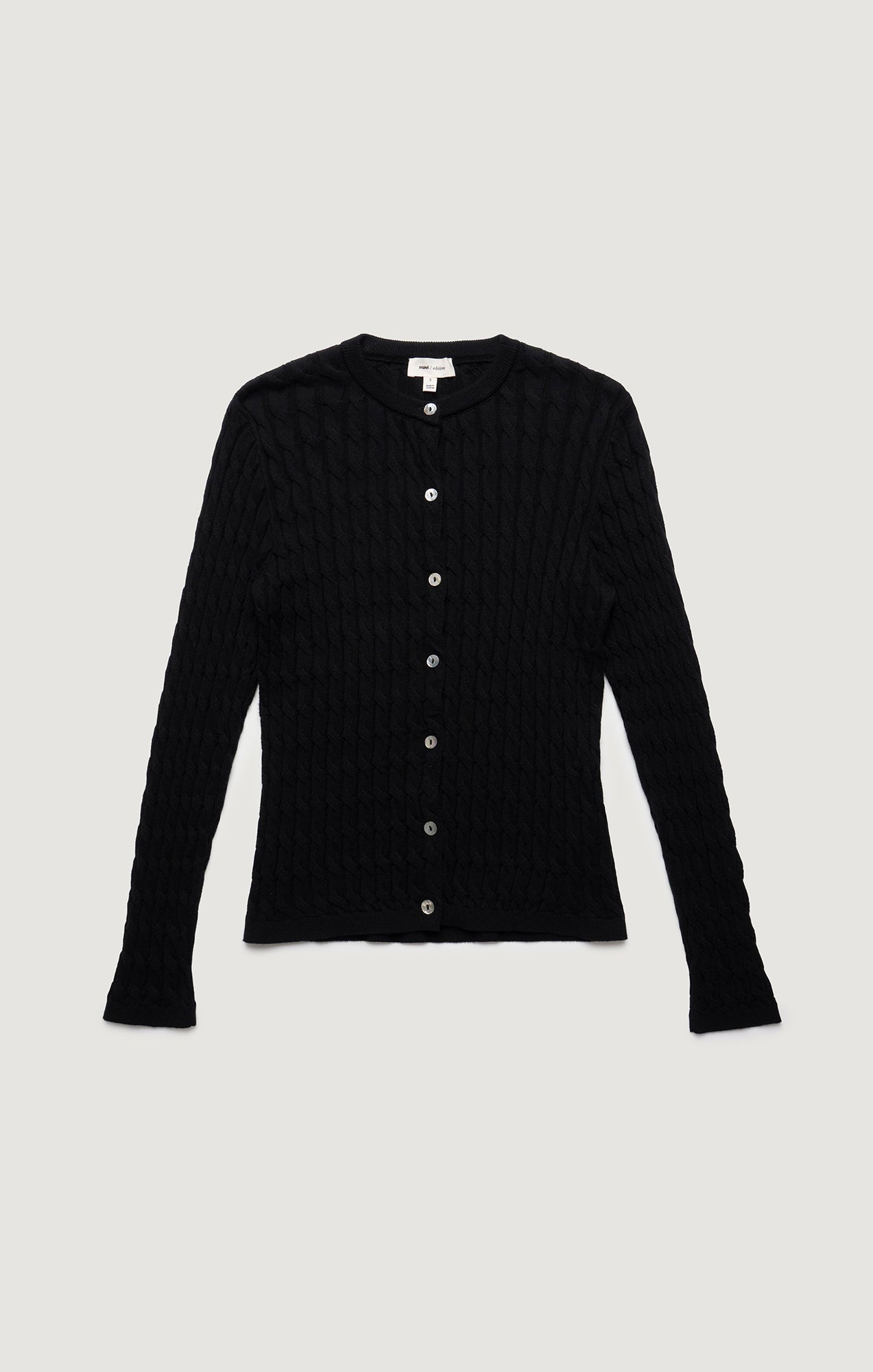 Mavi Women's Edition Cable-Knit Cardigan In Black – Mavi Jeans