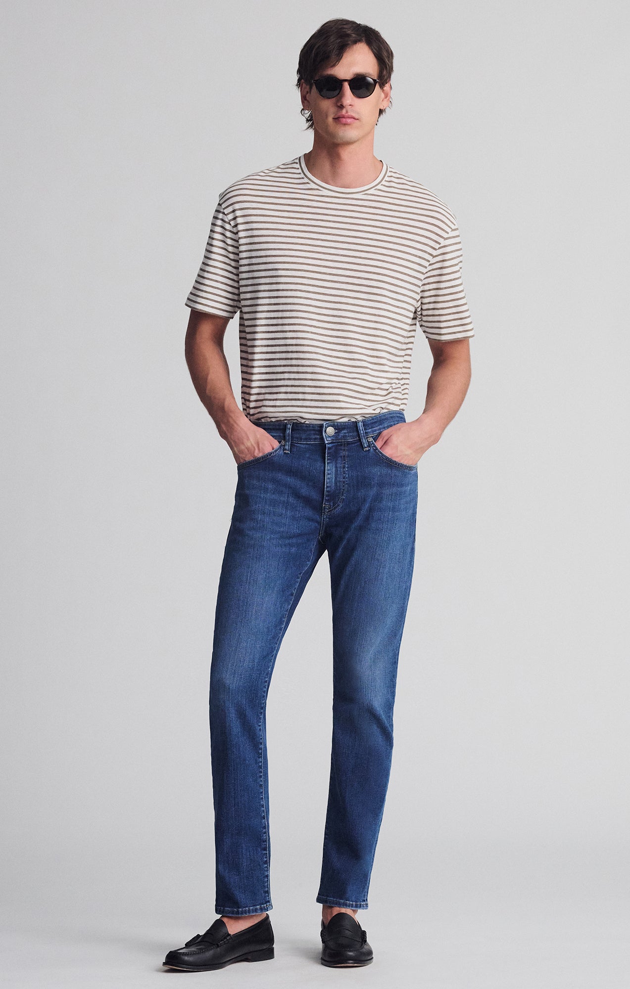JAKE SLIM LEG IN DEEP BRUSHED WILLIAMSBURG - Mavi Jeans