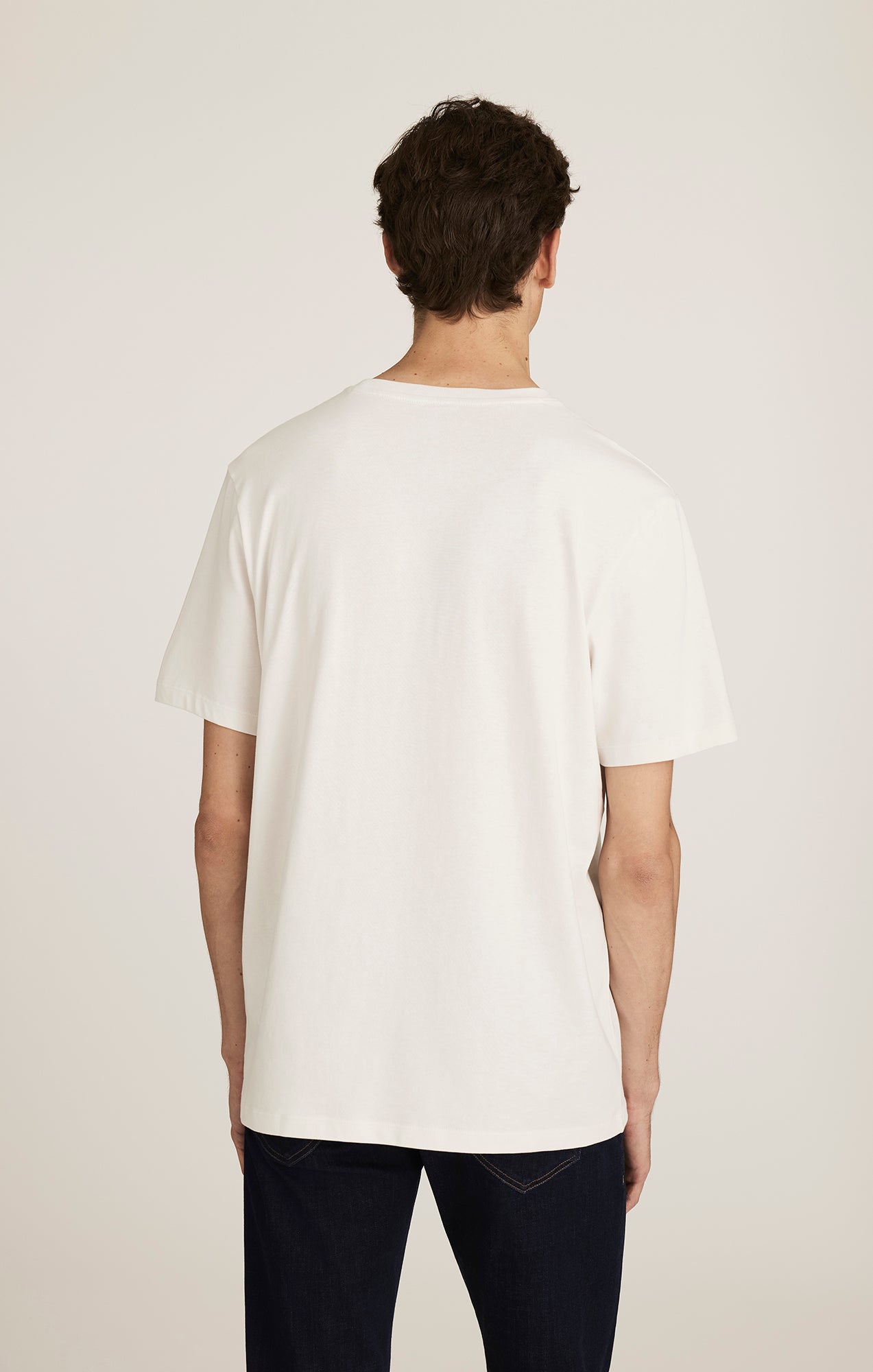 MAVI LOGO T-SHIRT IN ANTIQUE WHITE - Mavi Jeans