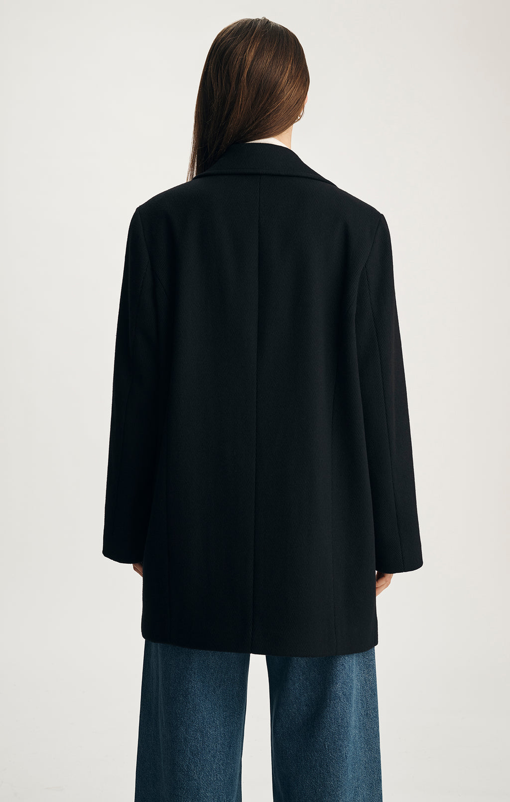 EDITION PEACOAT IN BLACK