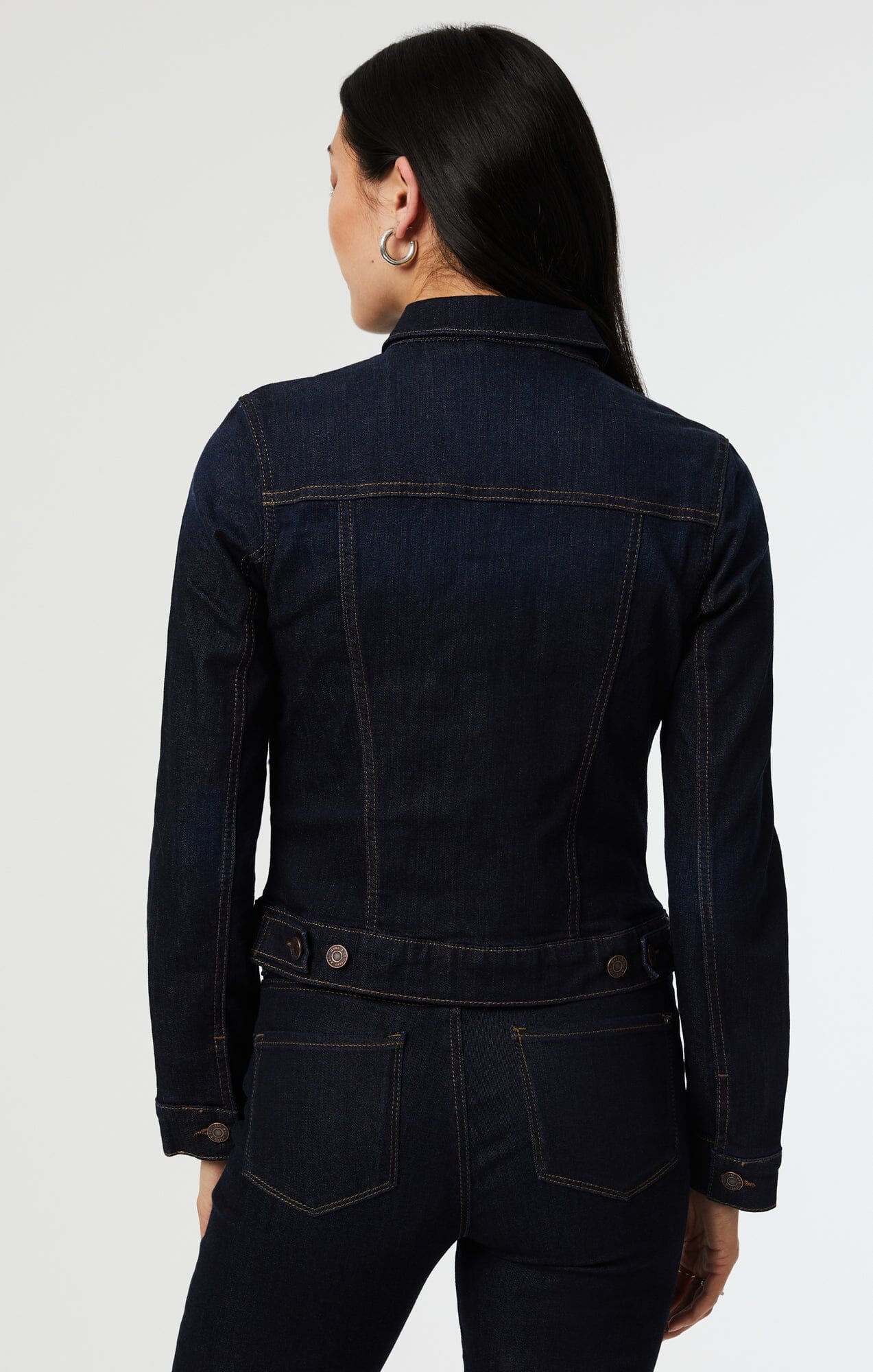sams NO COLLAR JKT サムズ Mavi Women's Samantha Jacket in Dark Nolita